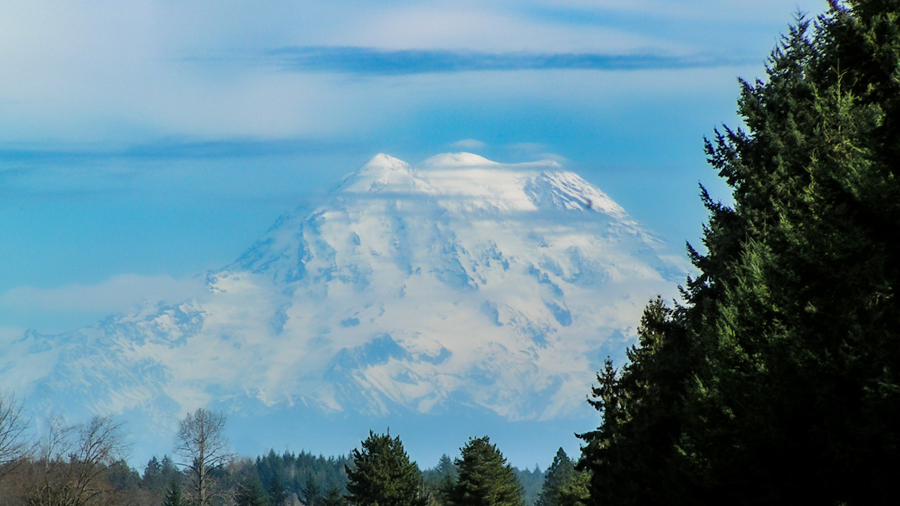 A Sight to See - Mt. Rainier from Ft. Lewis, WA