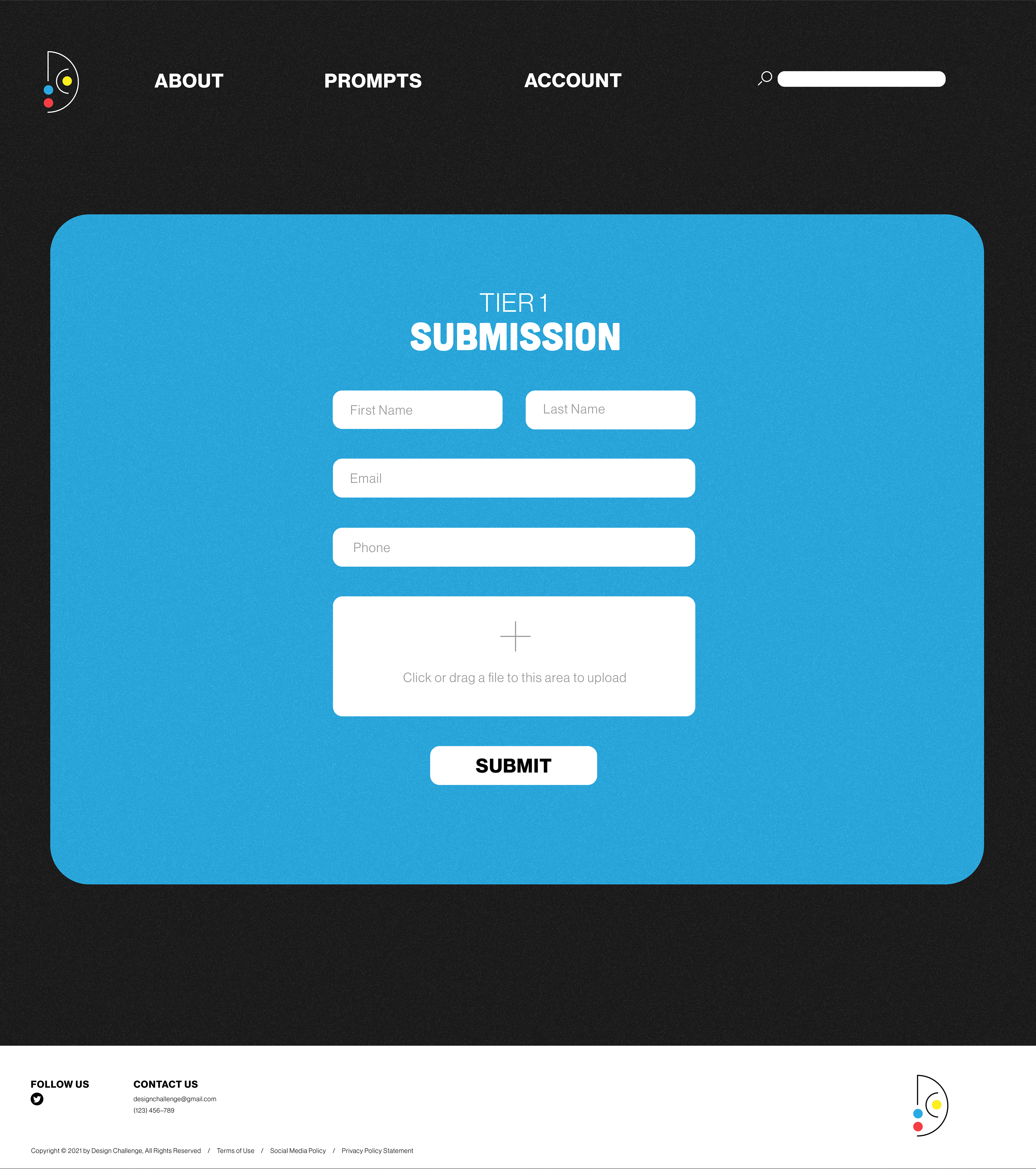 Submission Page