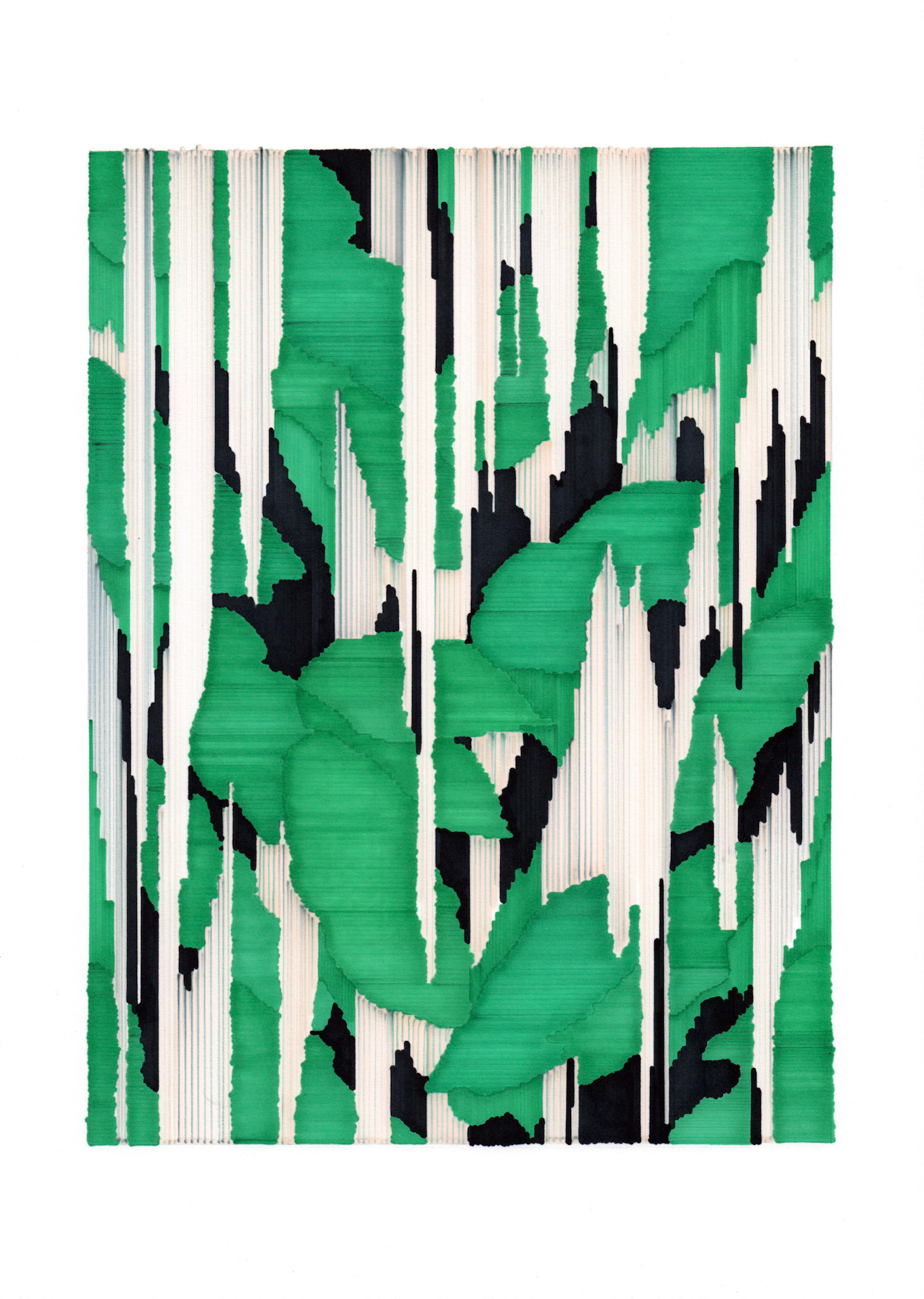 untitled 8, 2021, marker on paper, 29.7 x 42.0cm