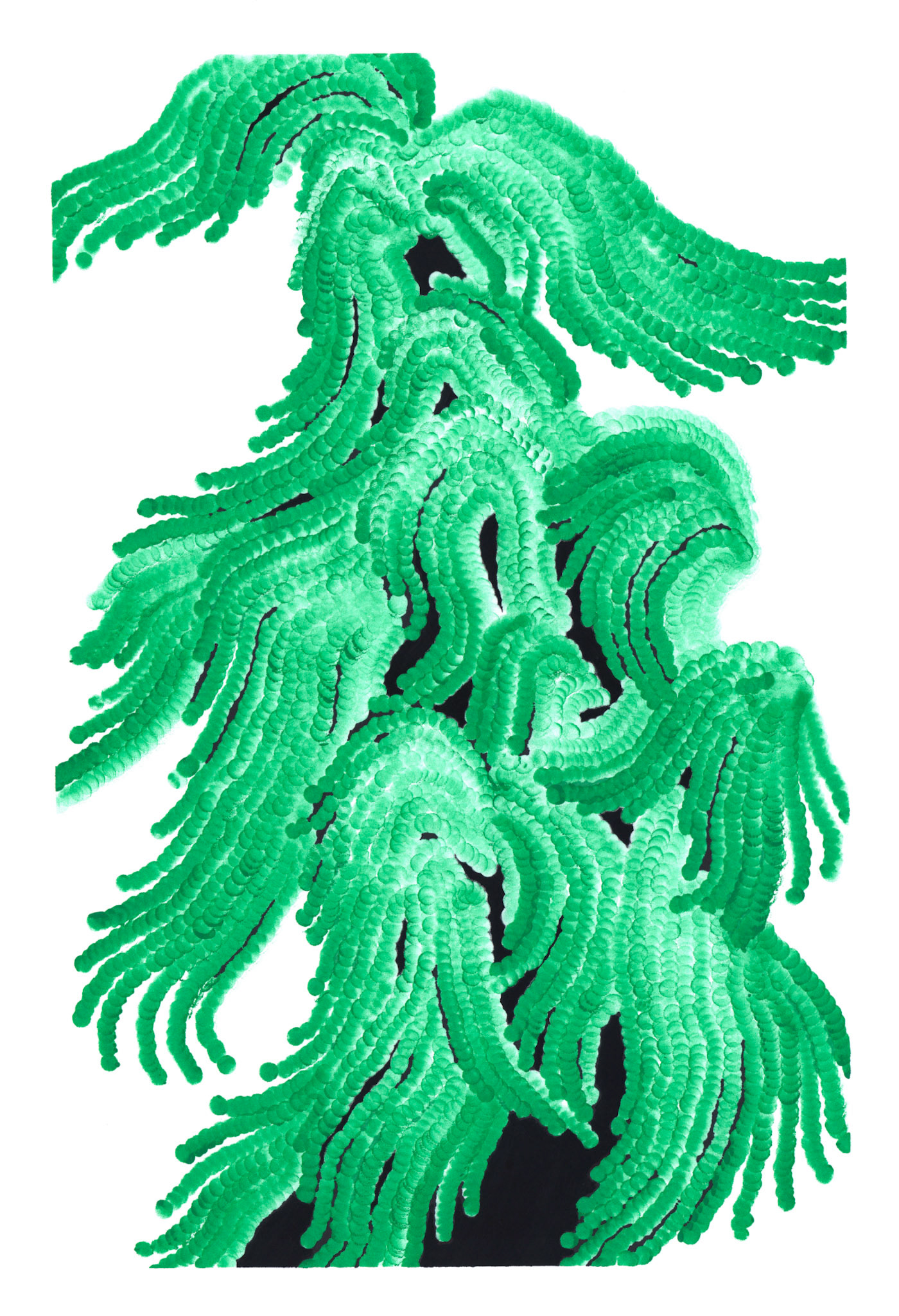 Where is the ego W1, 2023, Ink on paper, 37.6 x 56cm