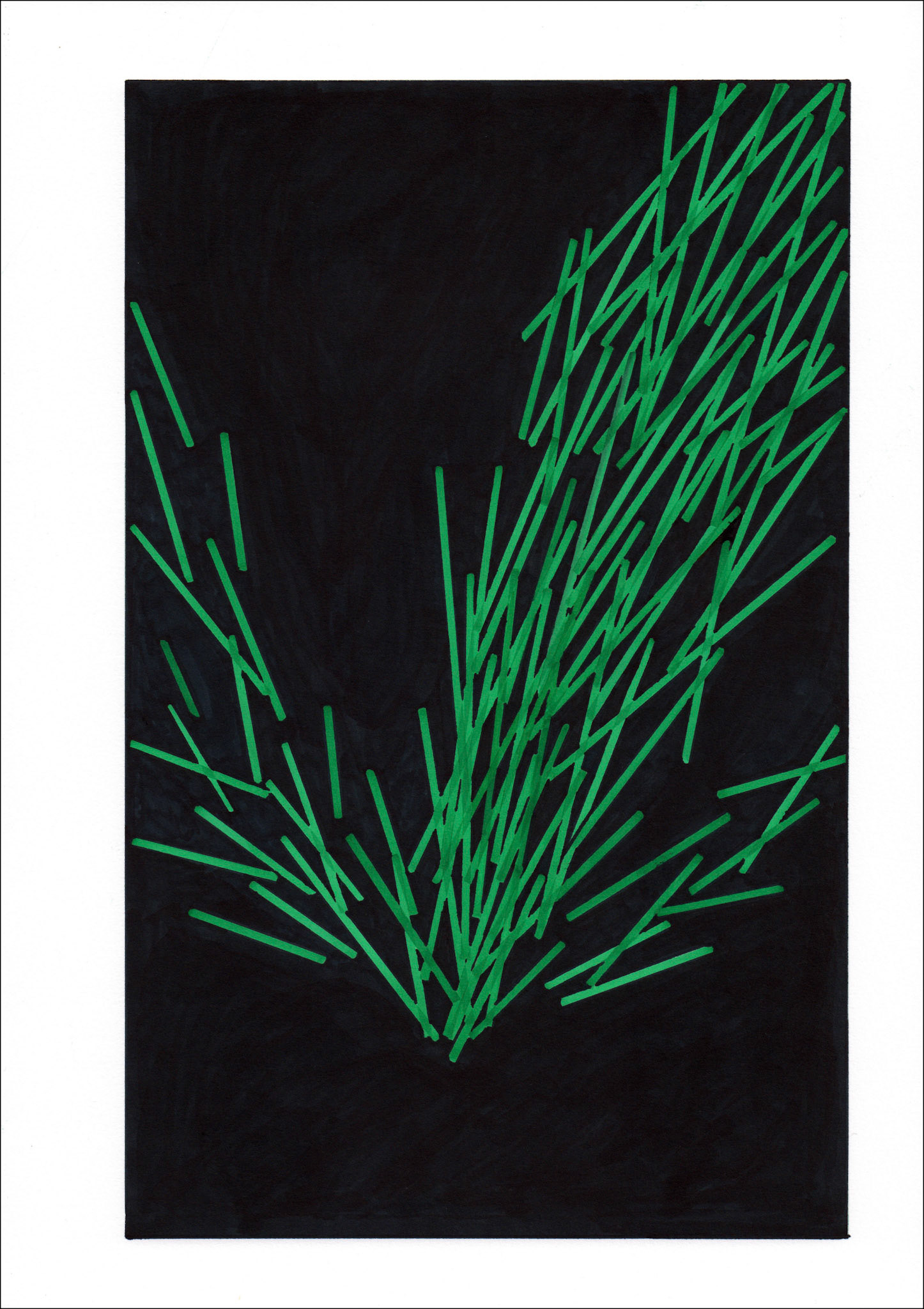 Line drawing series 5, 2020, marker on paper, 29.7 x 42.0cm