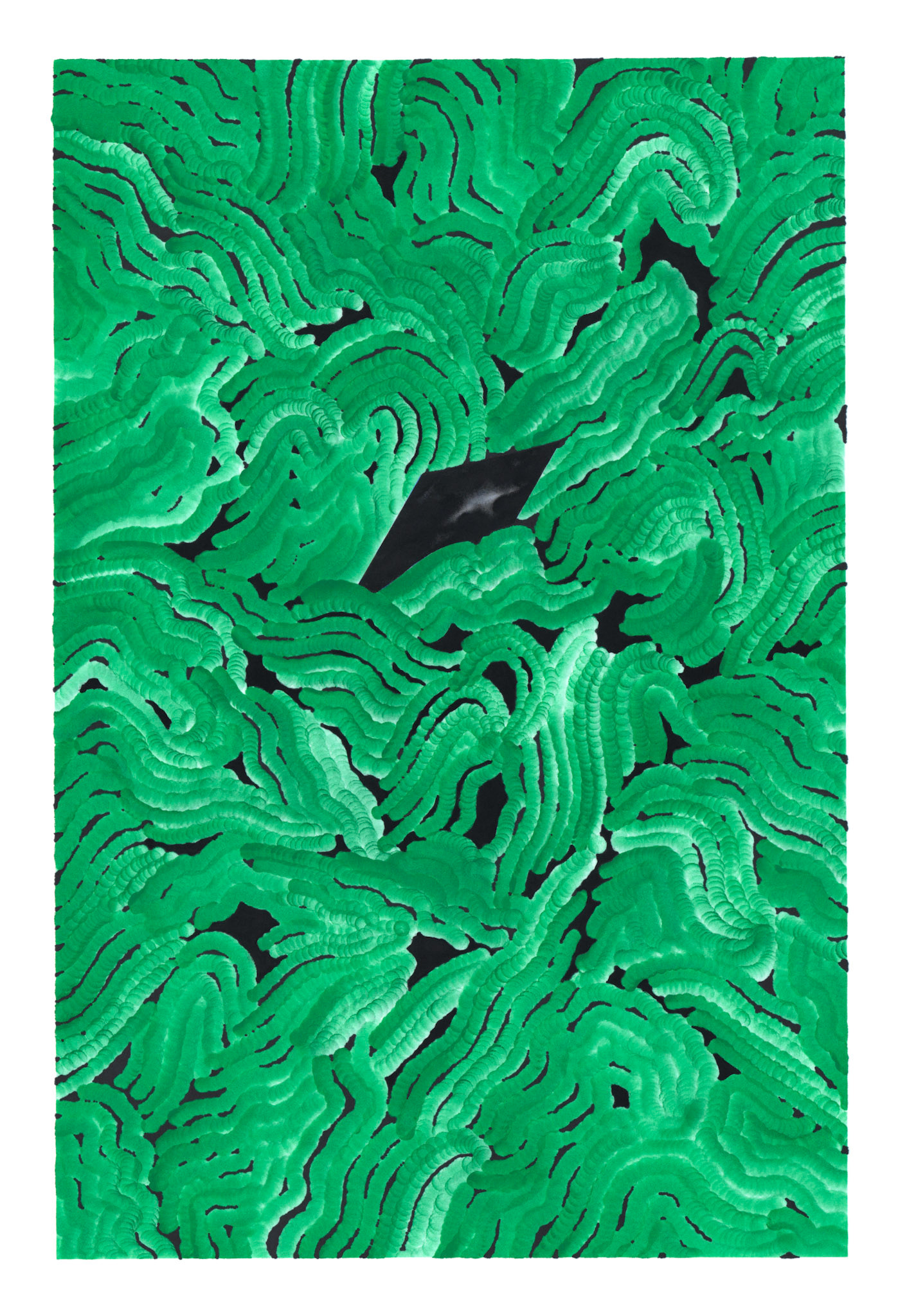 Where is the ego W7, 2023, Ink on paper, 37.6 x 56cm