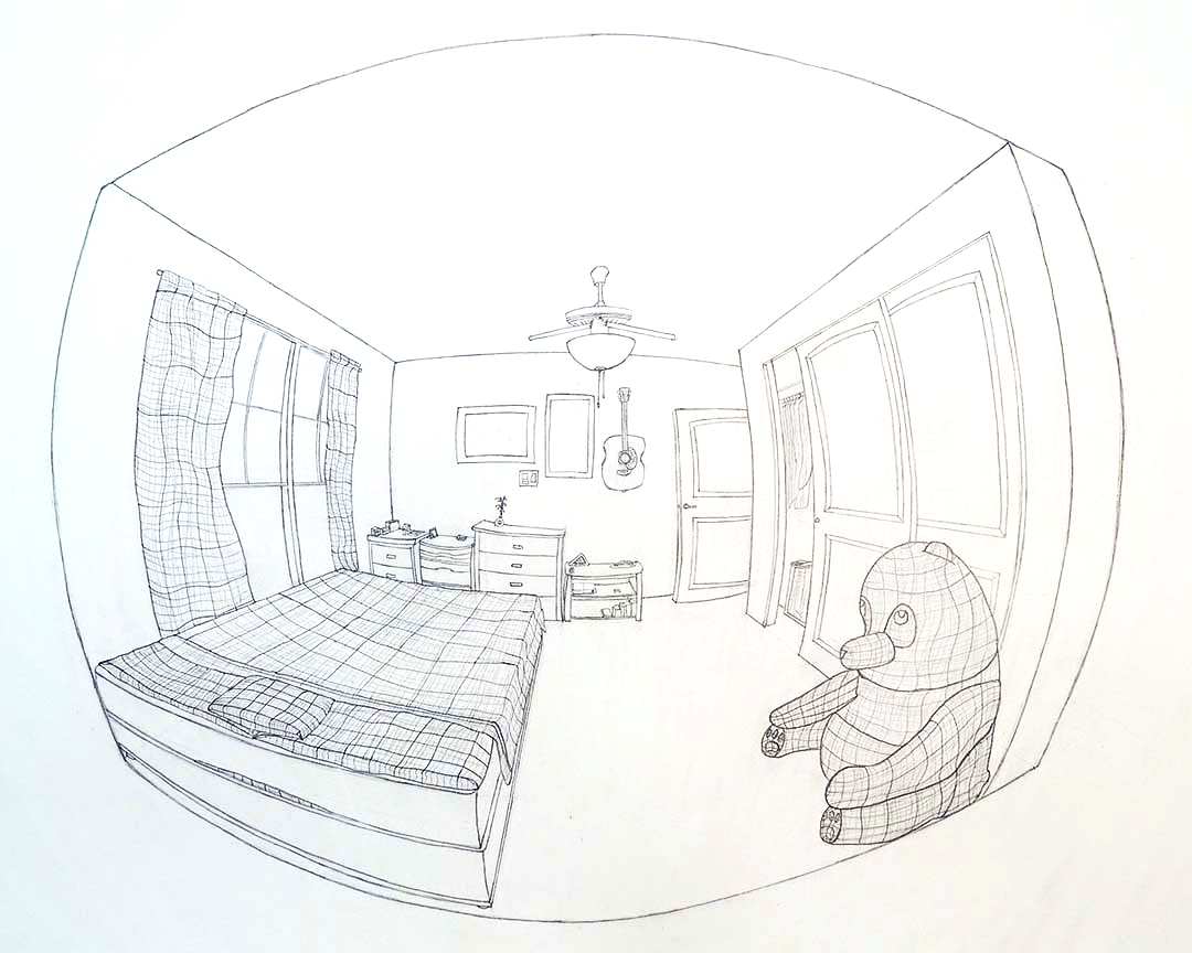 Five Point Fish Eye Perspective