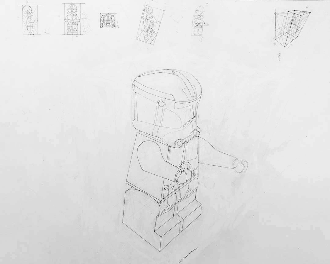 Large Scale Figure Proportion