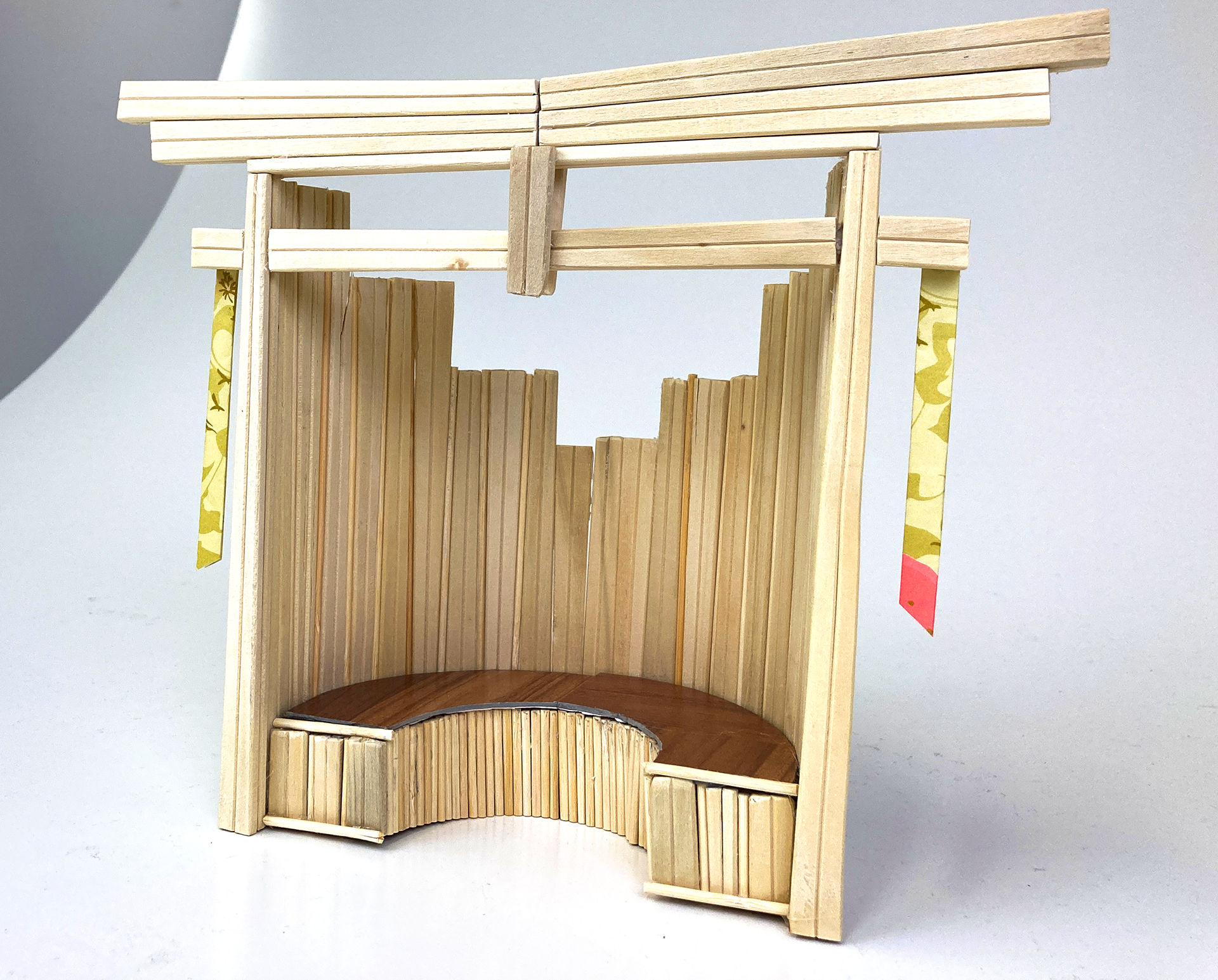 Chopstick Torri Bench
