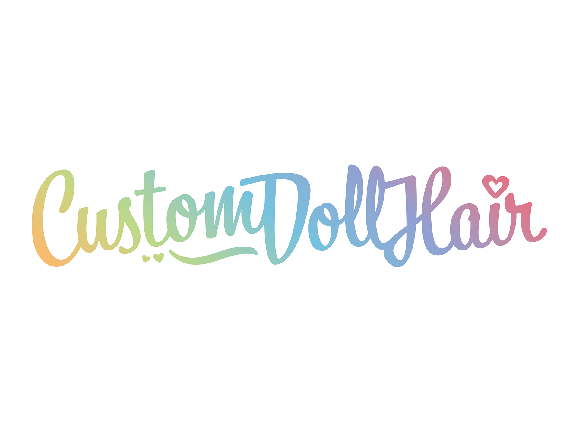 Custom Doll Hair : Logo design