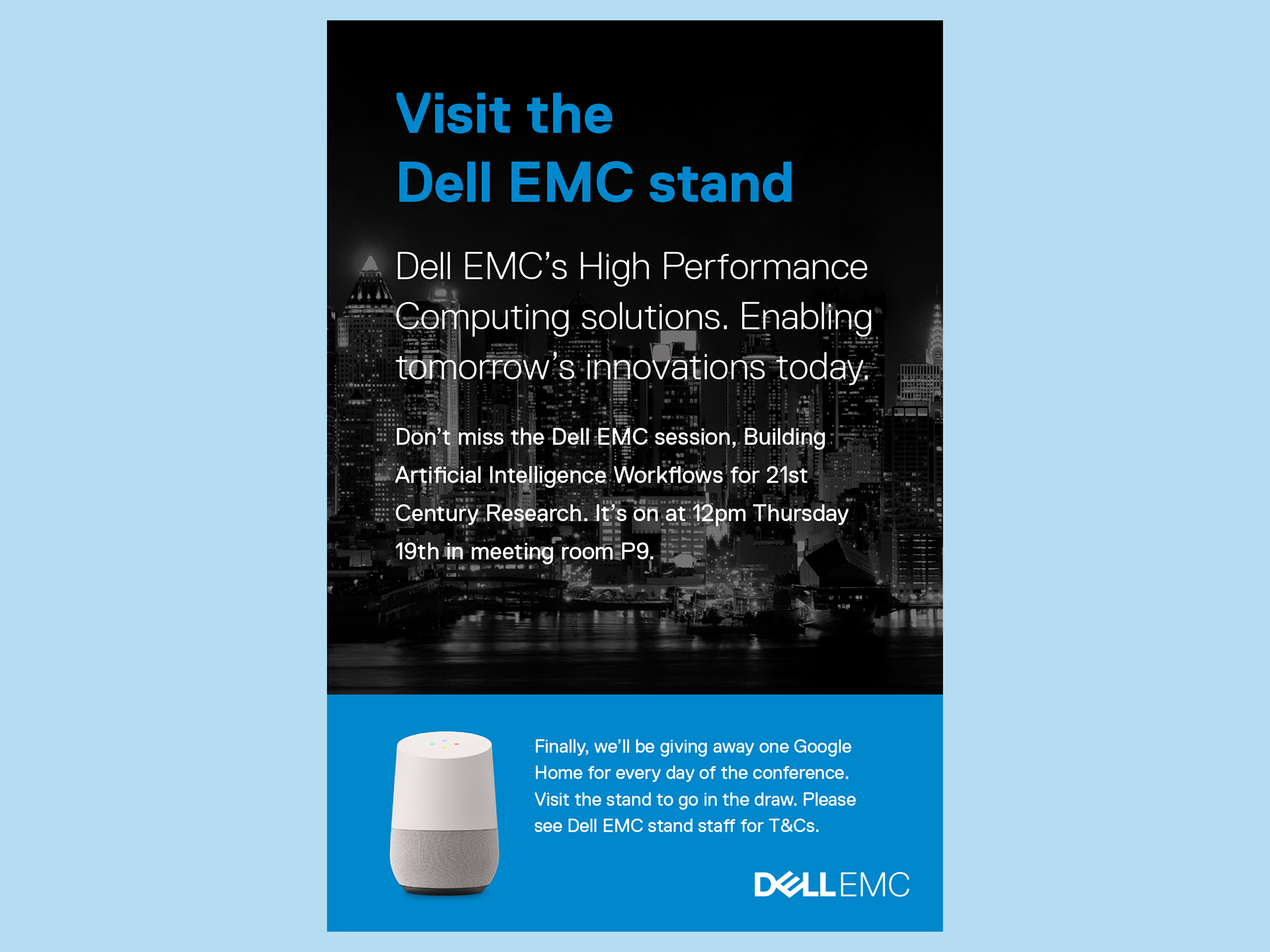 Dell EMC : Conference advertising