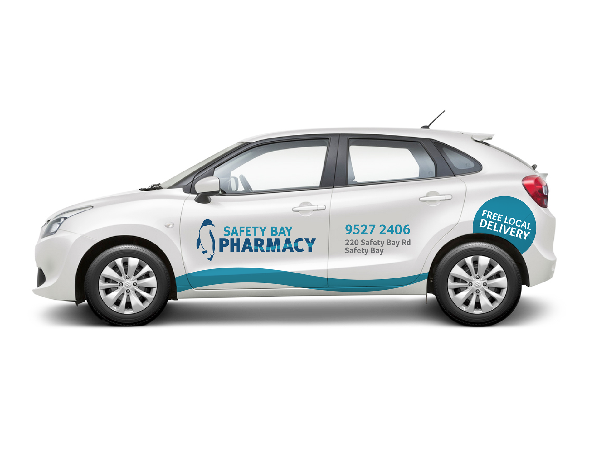 Safety Bay Pharmacy : Vehicle stickers