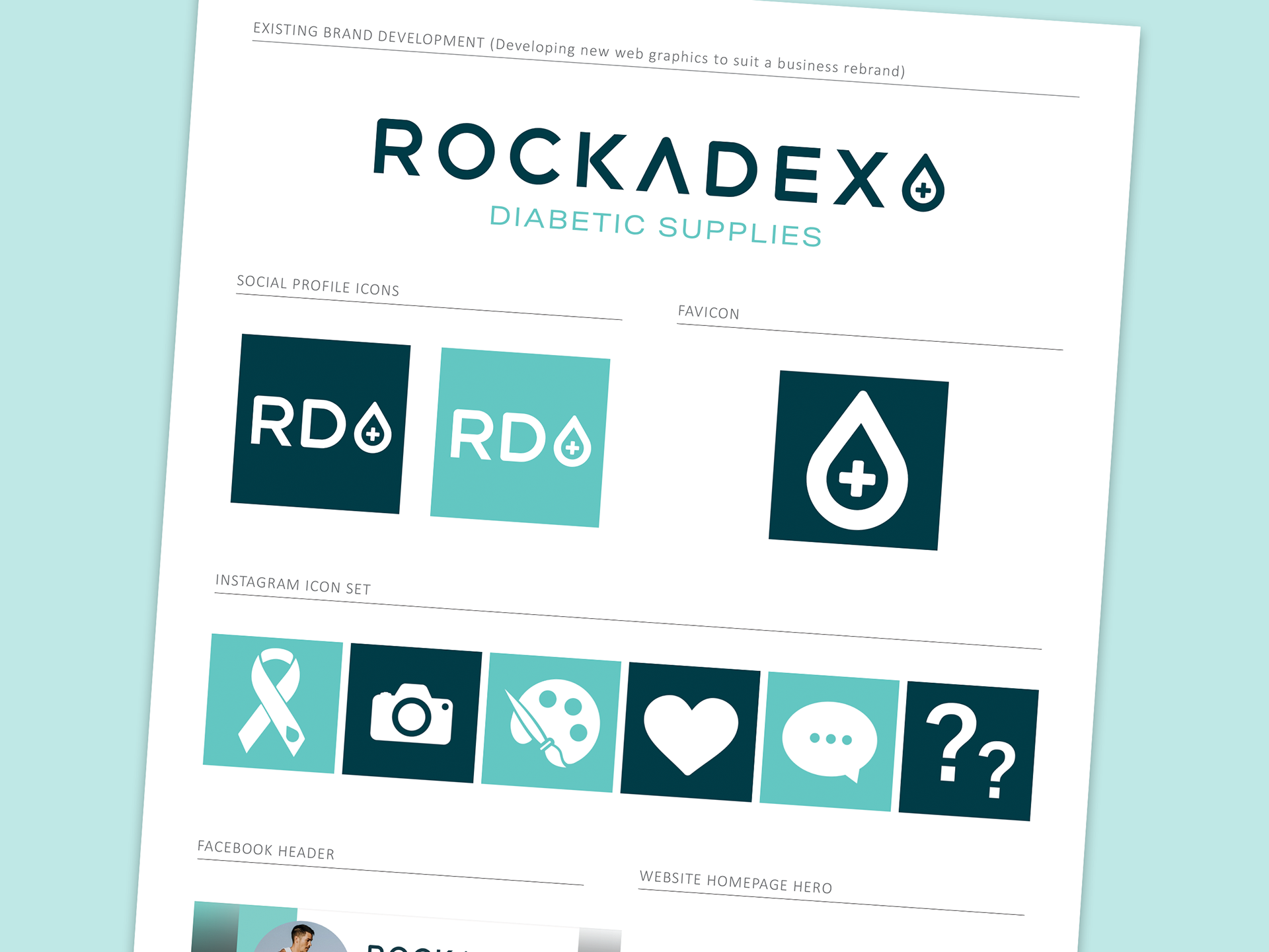 RockaDex : Web & social media icons for new branding rollout
