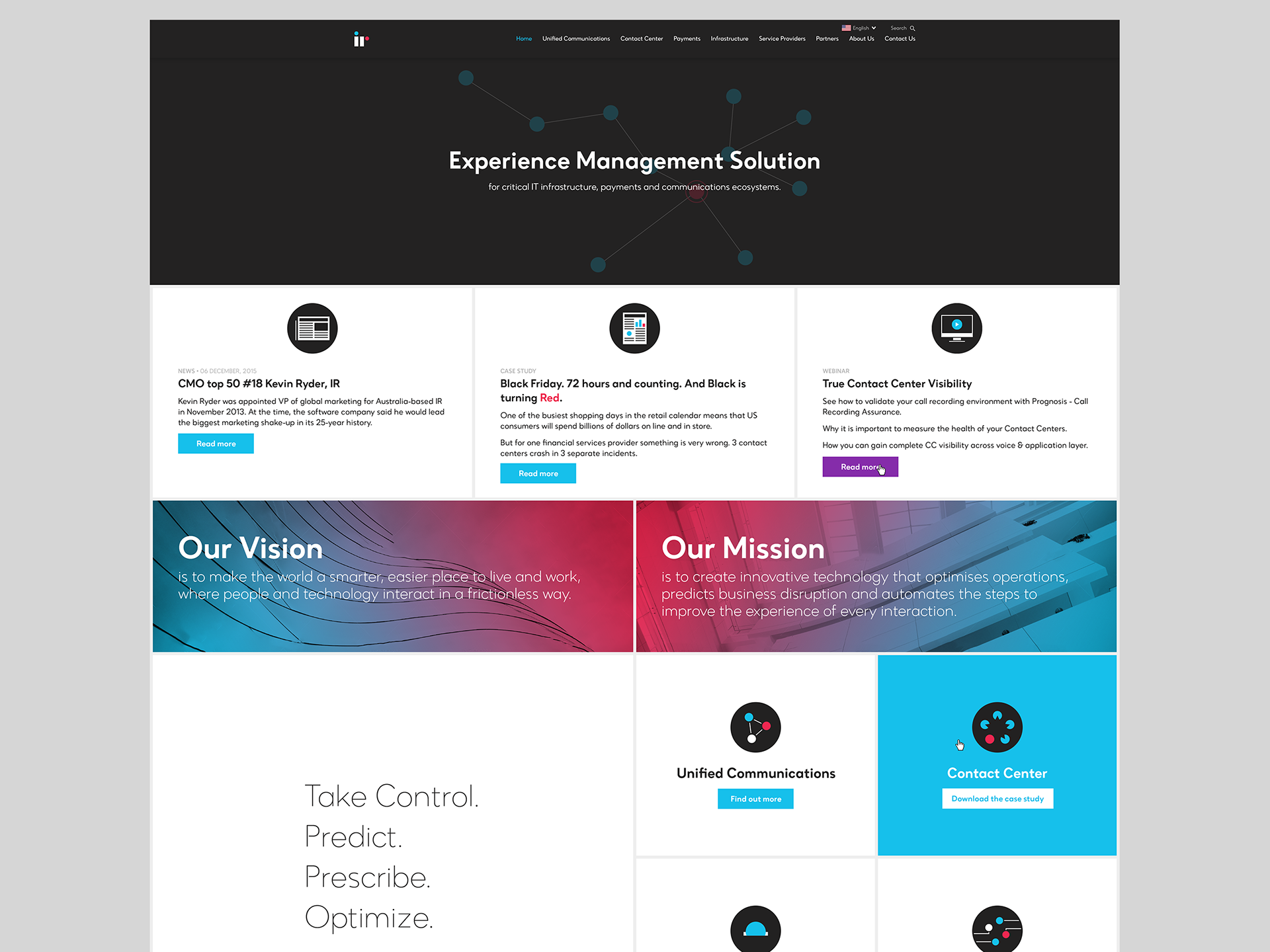 Integrated Research : Website design