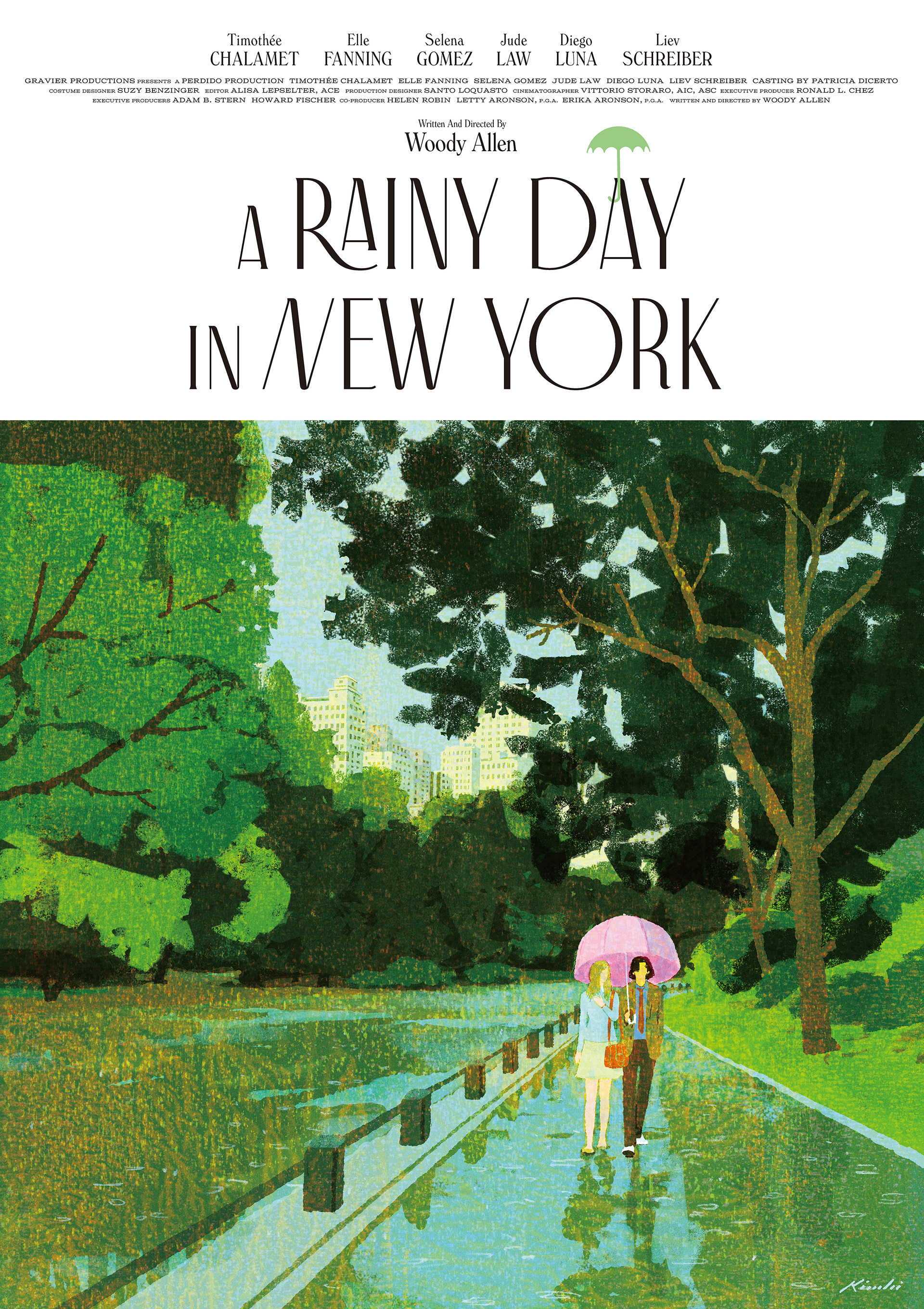 A RAINY DAY IN NEW YORK Out Now In Korea + New Posters – The Woody Allen  Pages