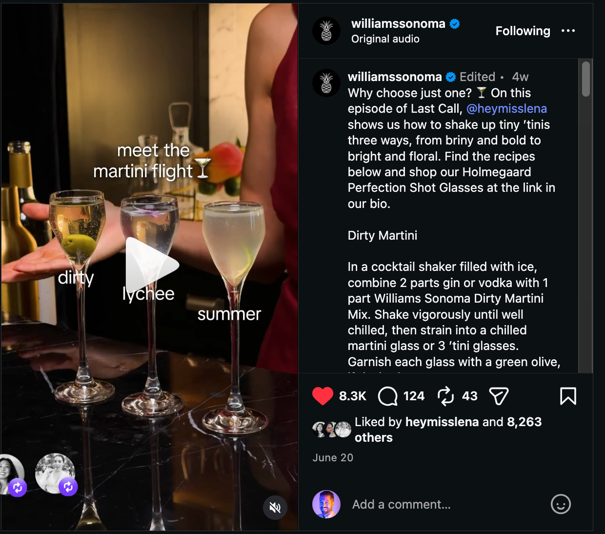 last call martini flight