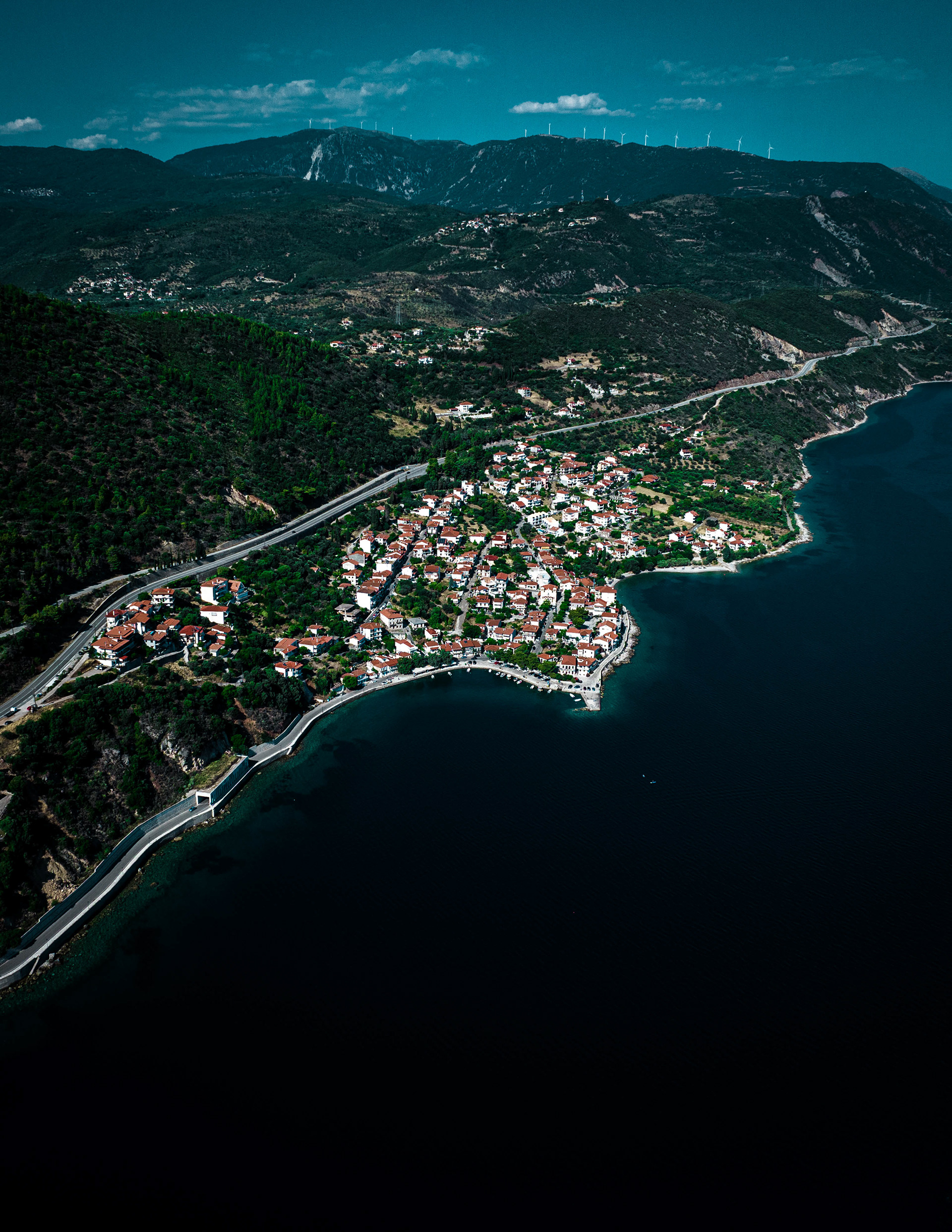 Small city of Monastiraki, Greece