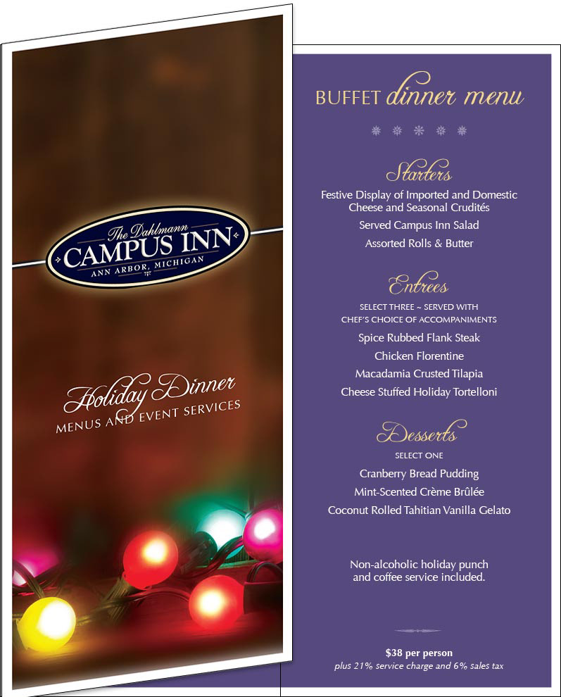 Menu design