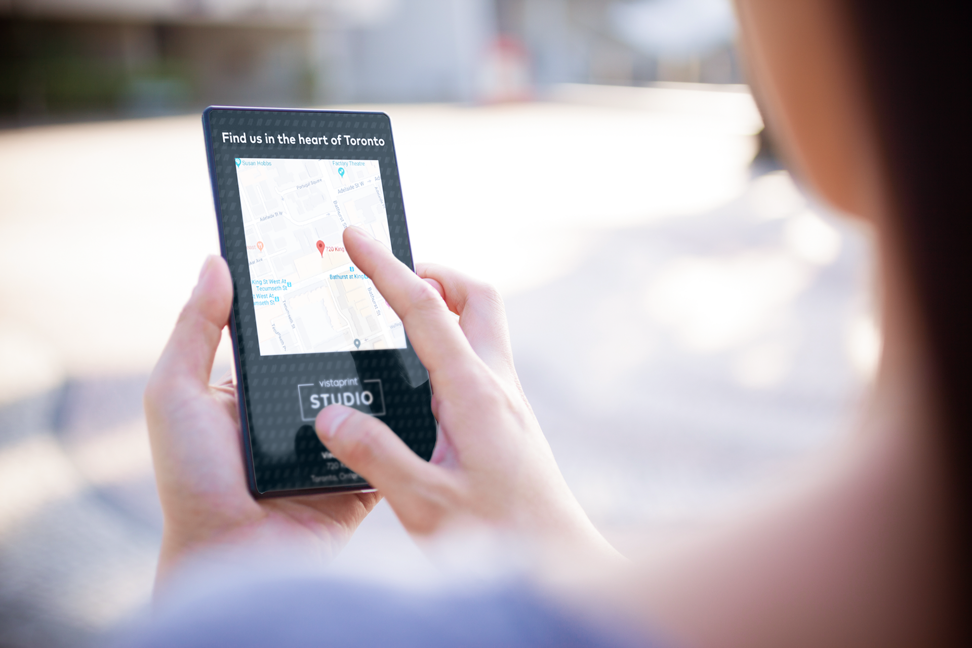 Mobile optimized page design.