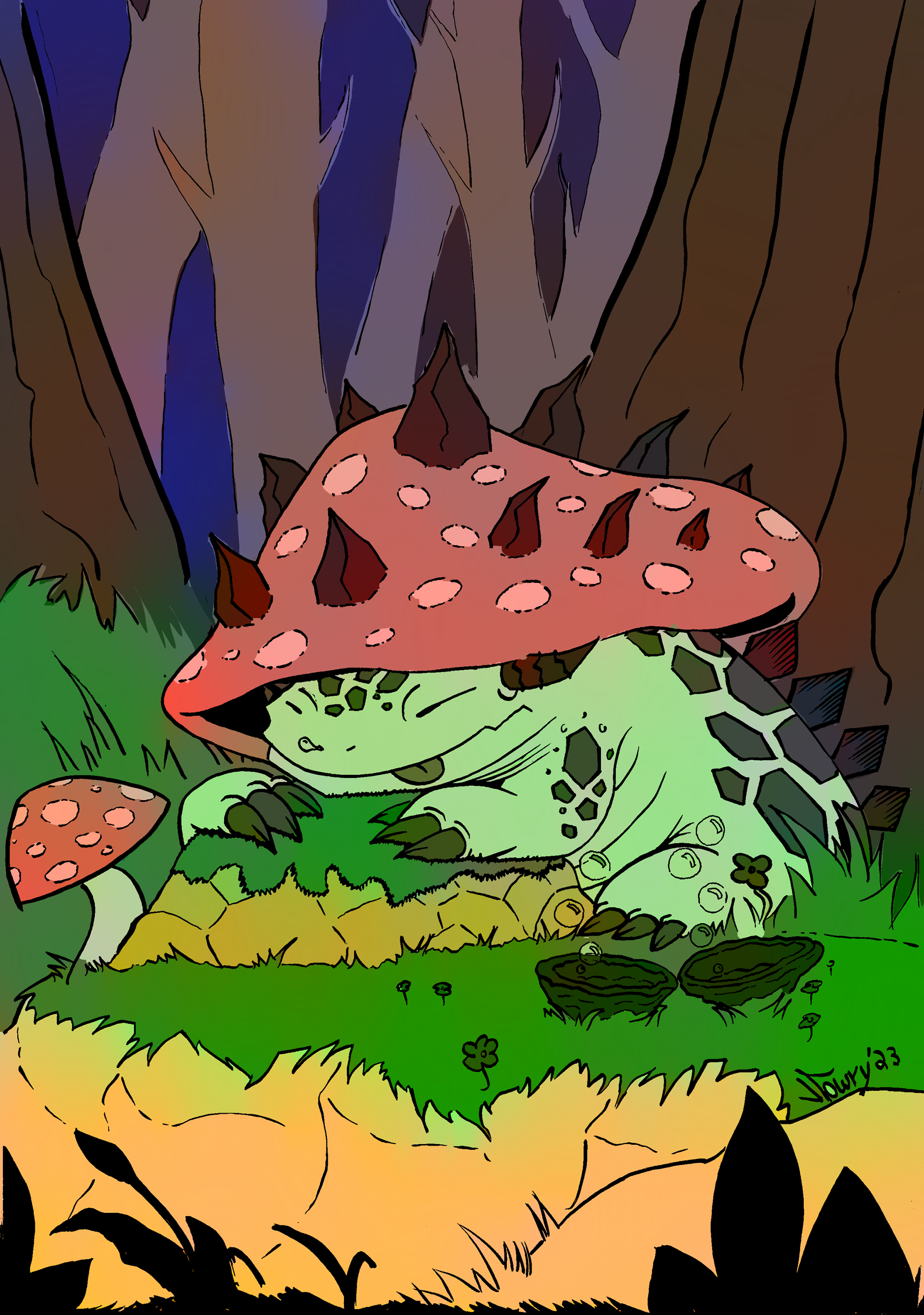 Discovering Dragons: Drunkard, Mushroom