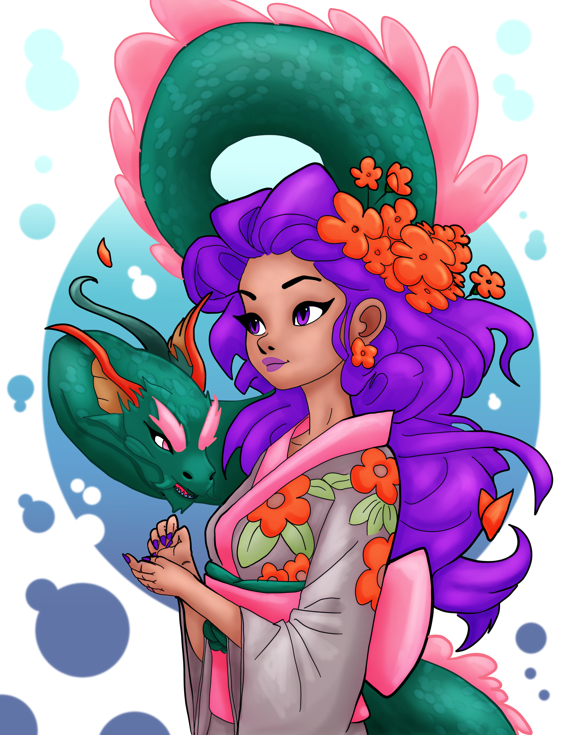 Discovering Dragons: Floral & Fish