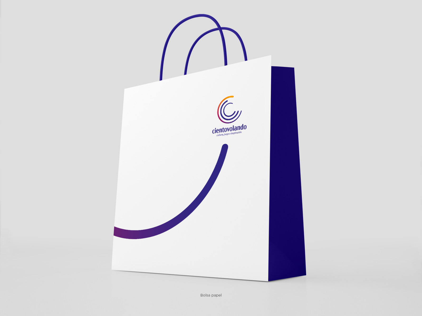 Cientovolando, bolsa de papel