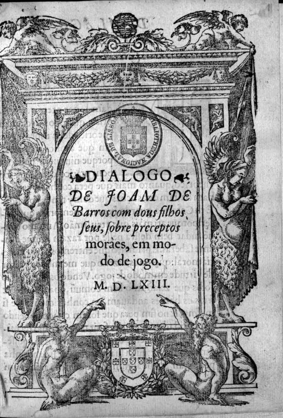 Frontispiece of the second edition at the Biblioteca Nacional de Portugal
