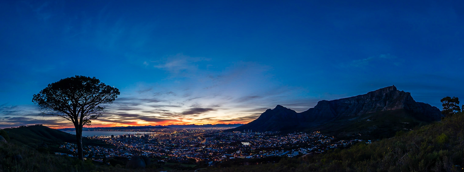 Sunrise over Cape Town never fails to be spectacular.