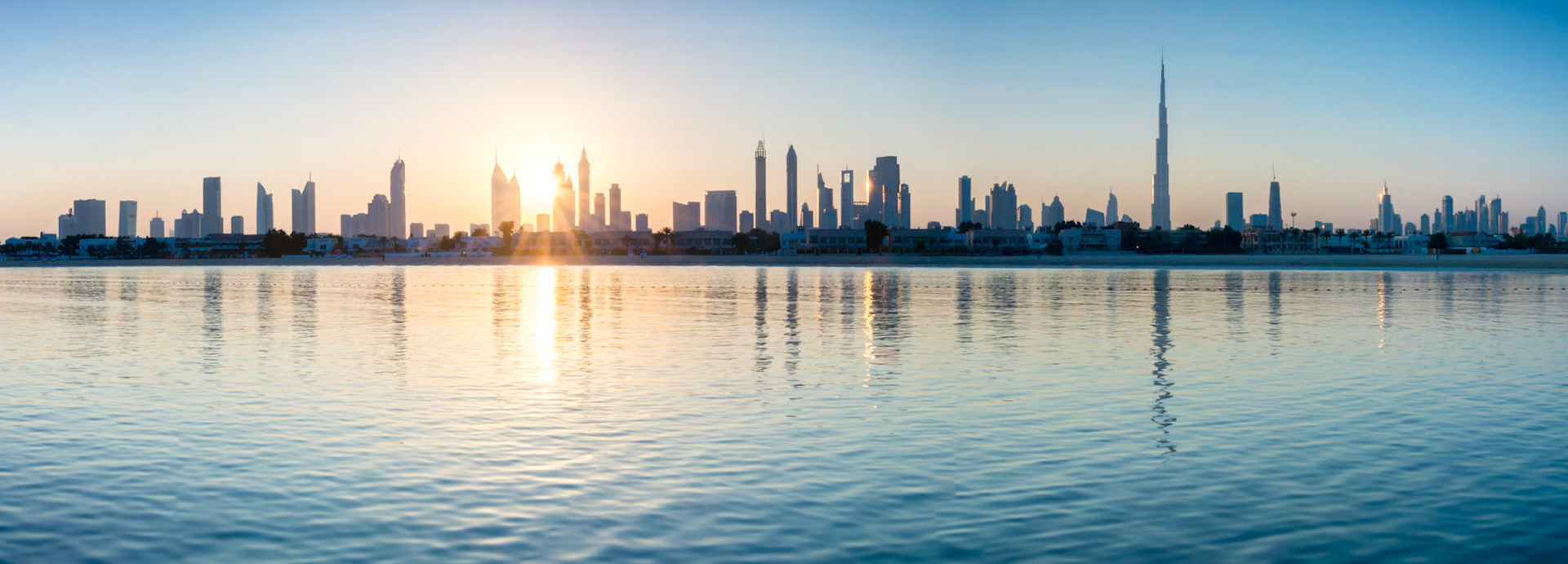 This location on Jumeirah Beach is part of the defences against erosion- it is a sandbar and rock wall, which concidentally provides and excellent vantage of the Sheikh Zayed Road towers and Burj Khalifah. This image is a panorama comprised of 6 separate pictures.