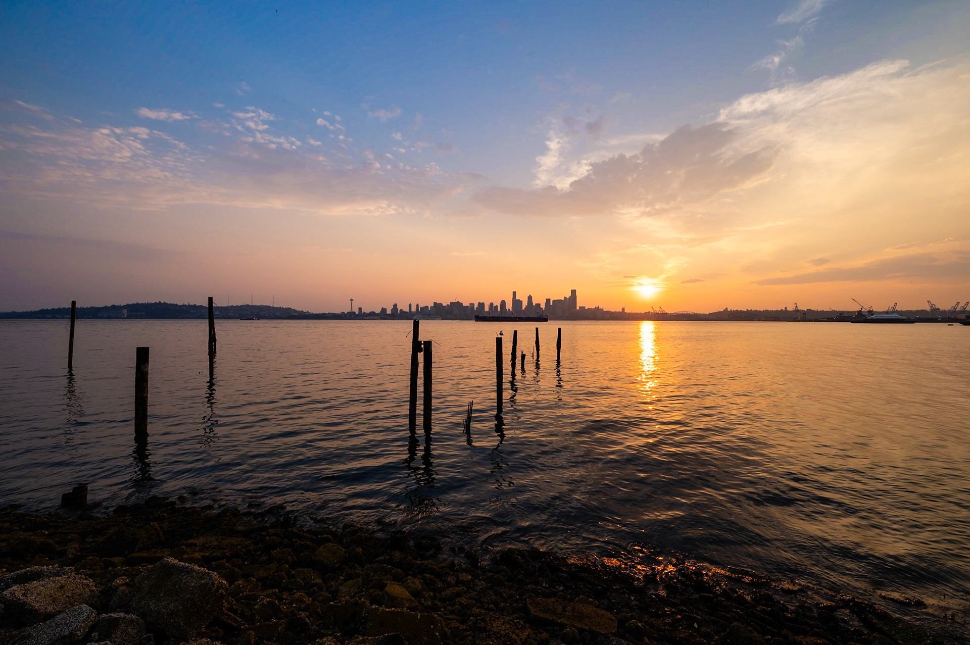 Seattle Sunrise from West Seattle