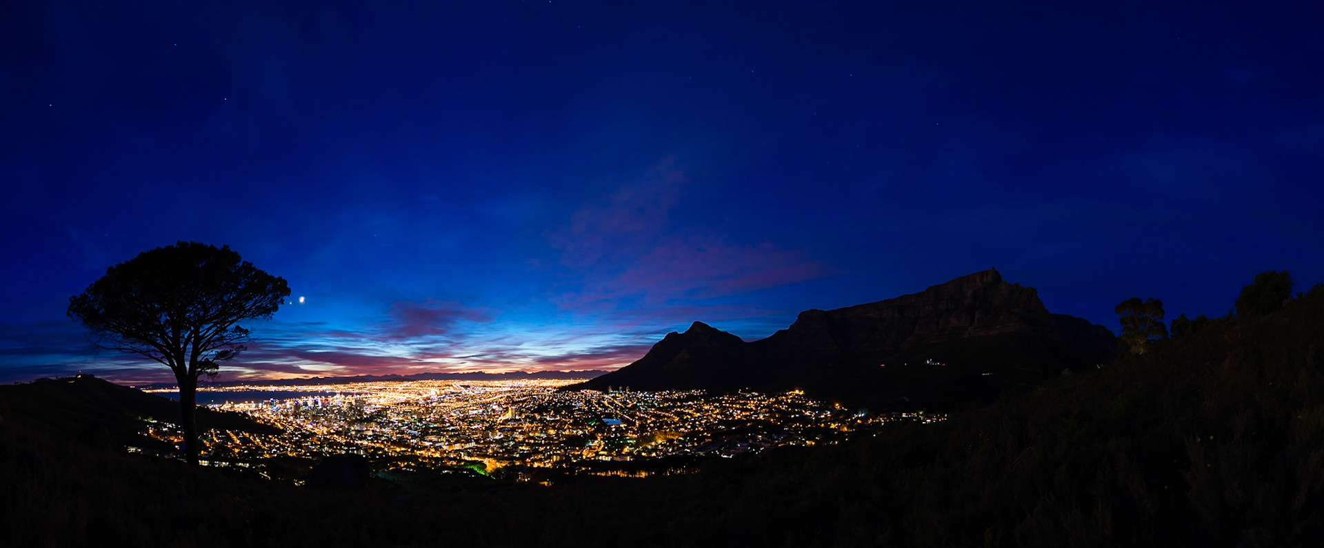 Sunrise over Cape Town never fails to be spectacular.