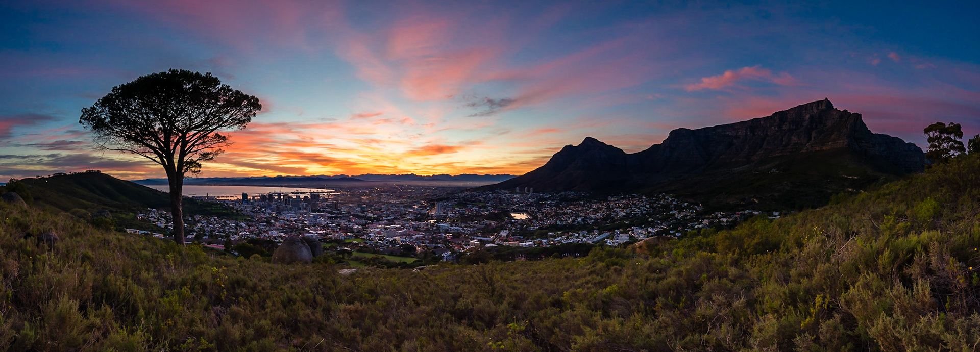Sunrise over Cape Town never fails to be spectacular.