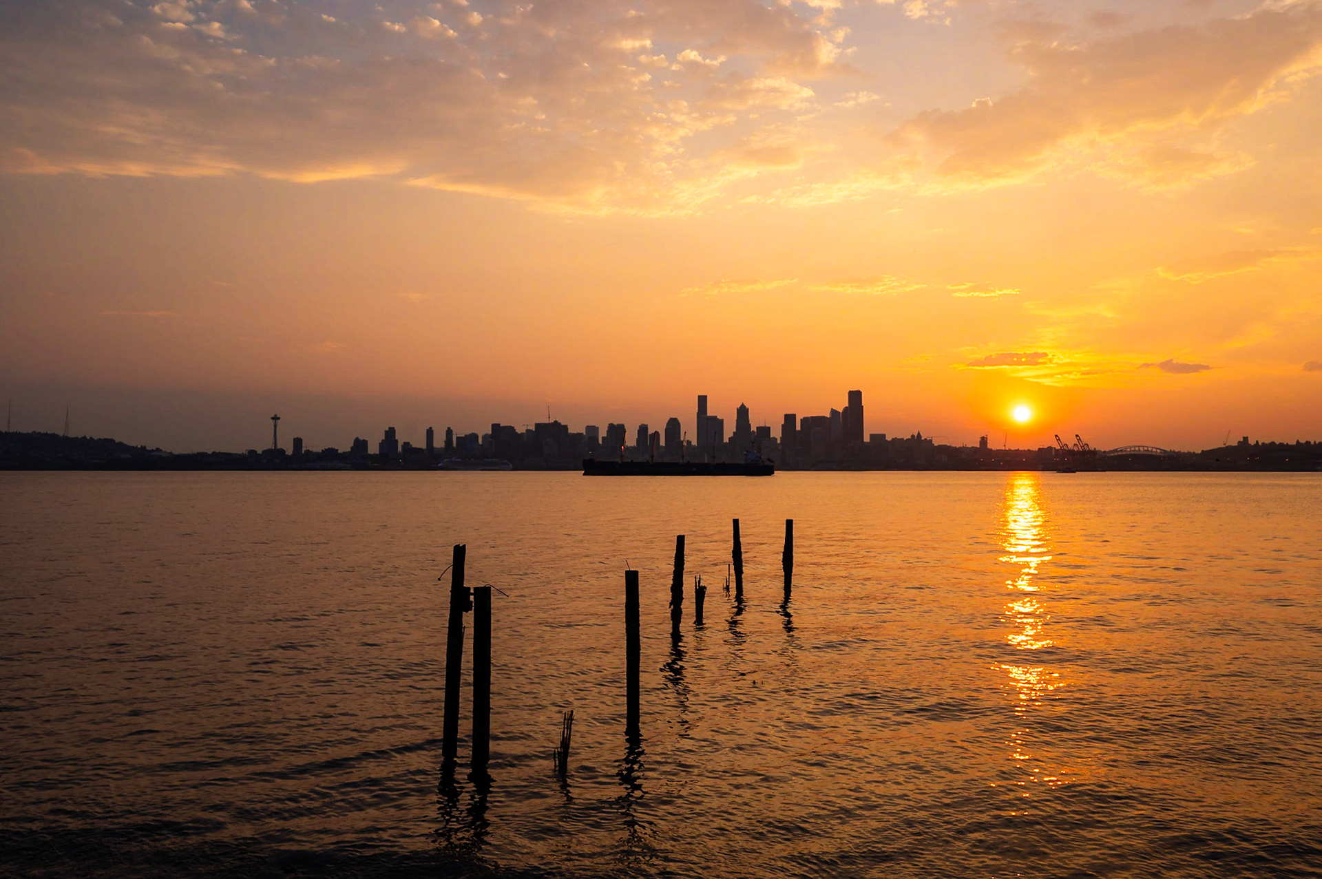 Seattle Sunrise from West Seattle
