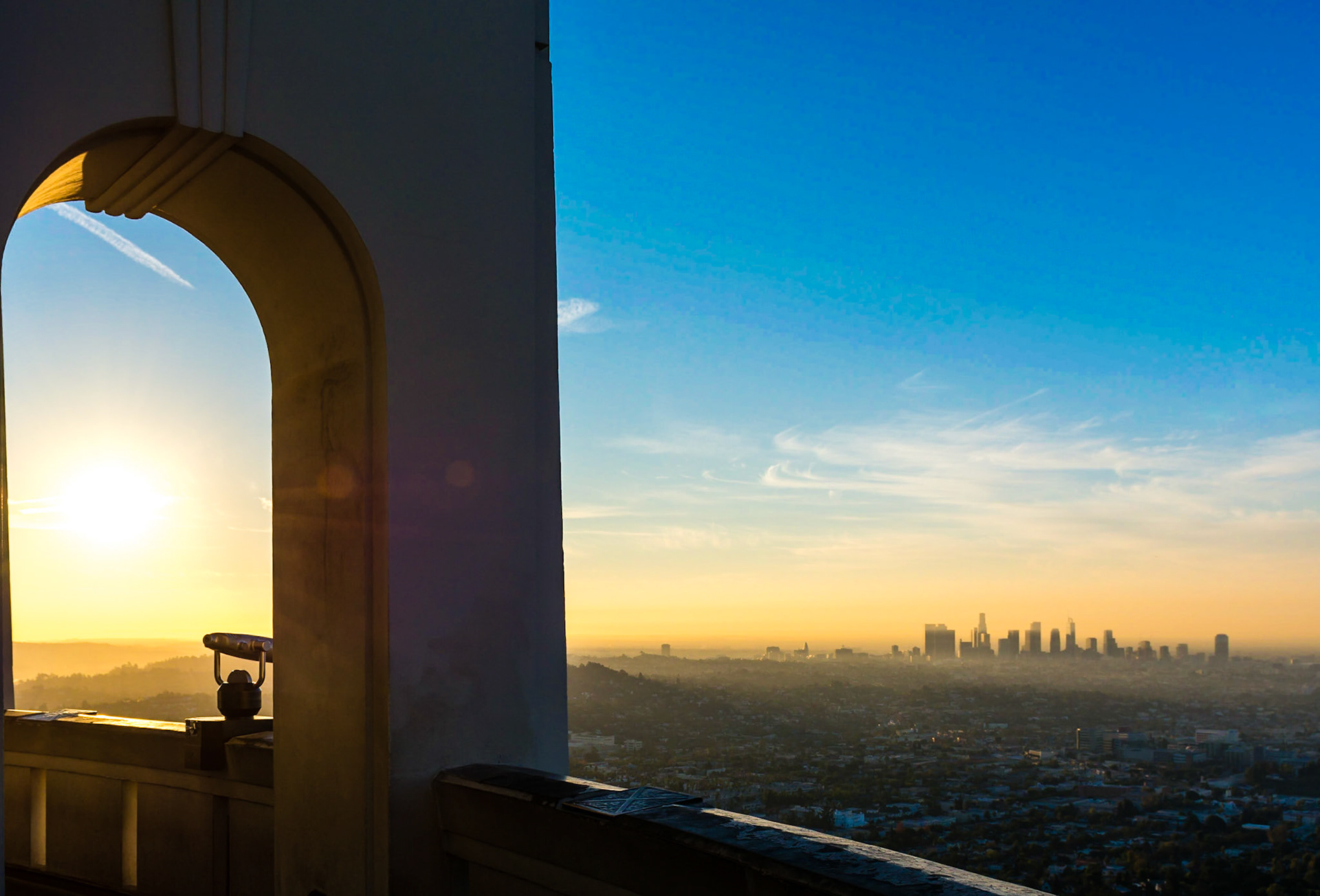 Another stunning view from Griffith Observatory at sunrise.