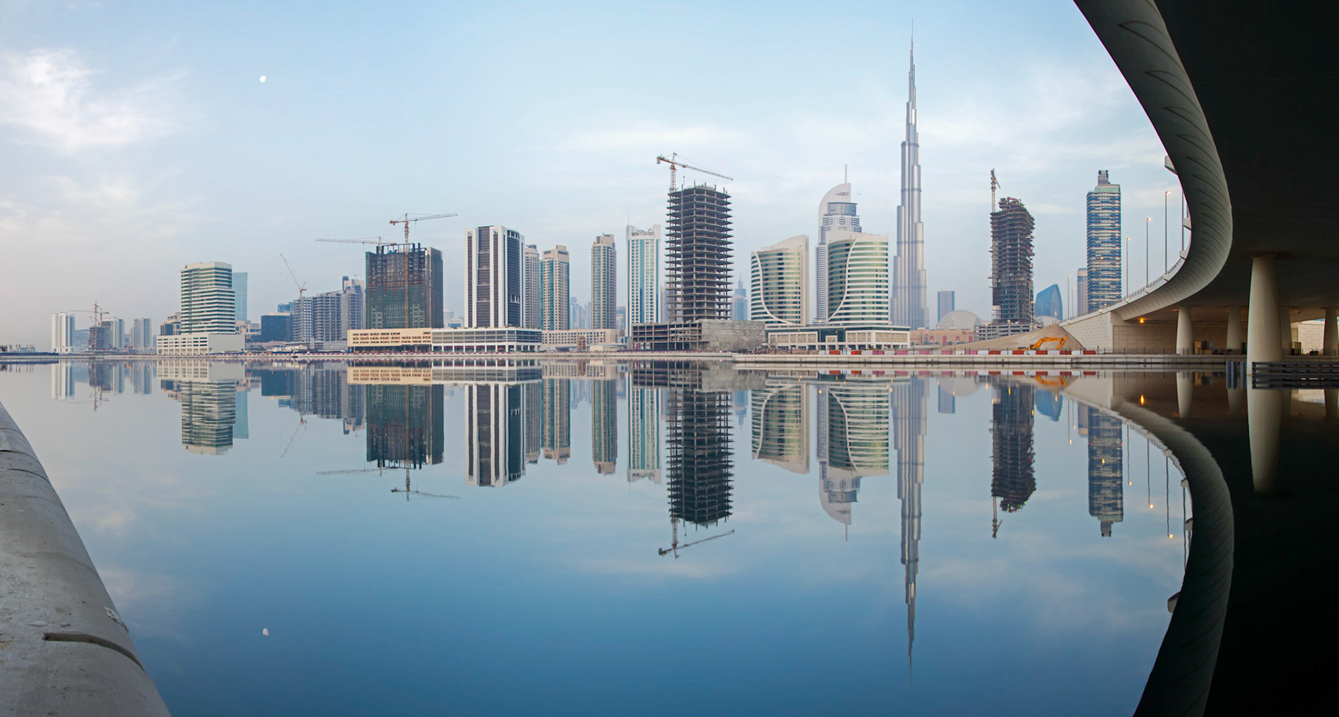 Sunrise under the bridge 2