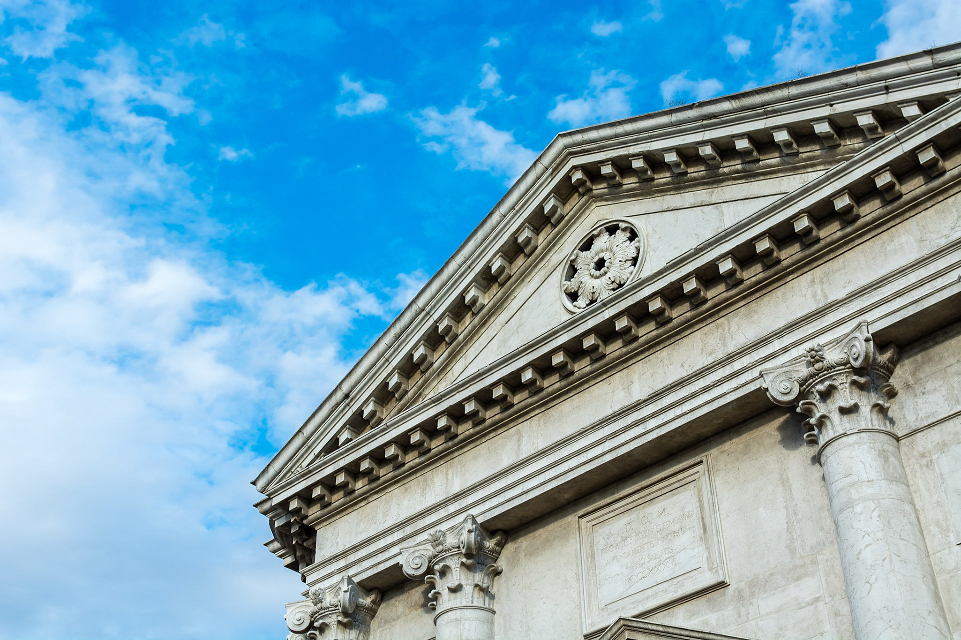 VENICE, ITALY, OCTOBER 10 2016: The Chiesa di San Barnaba is a neoclassic-style church in the Dorsoduro neighbourhood of Venice.
