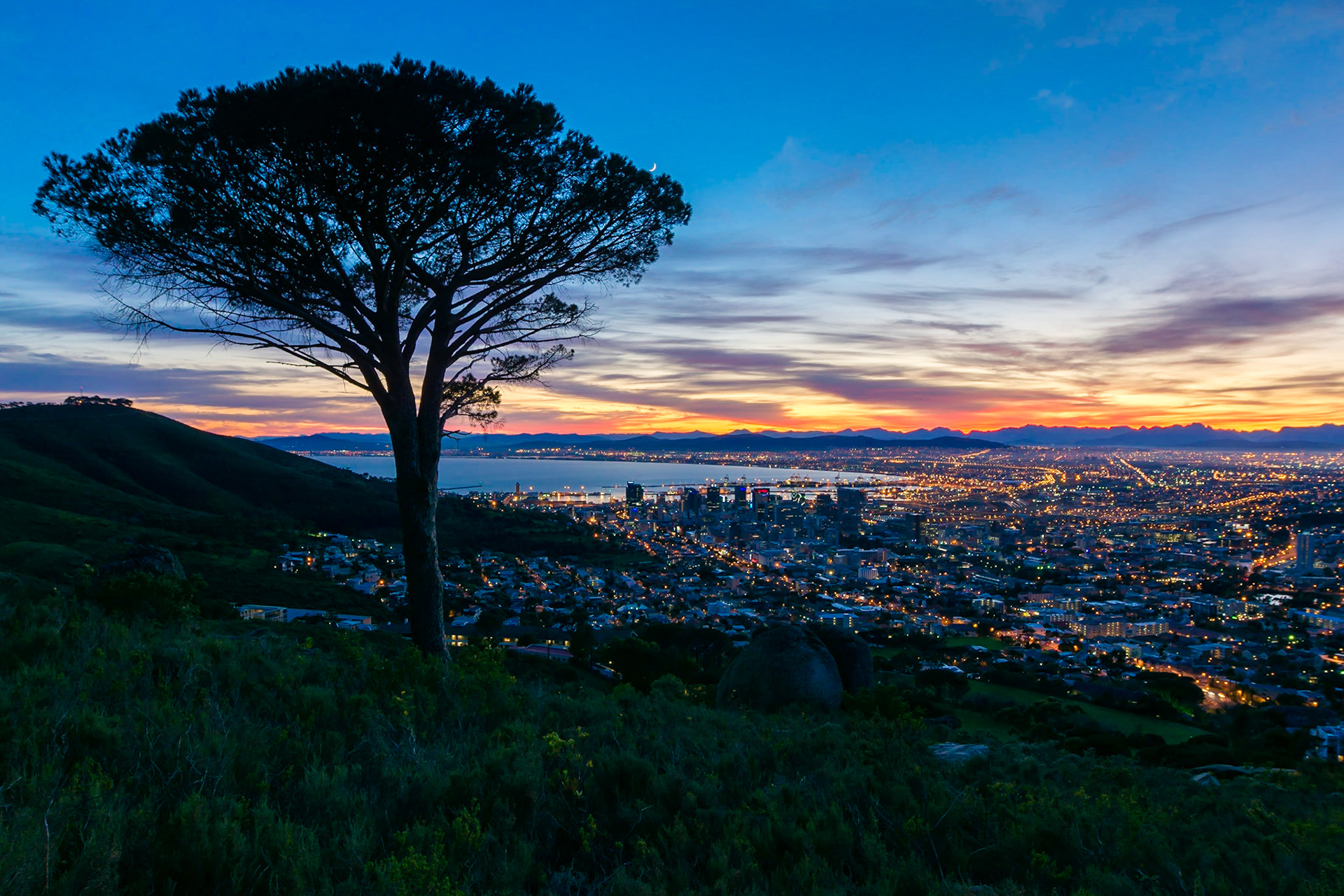 sunrise over Cape Town never fails to be spectacular.