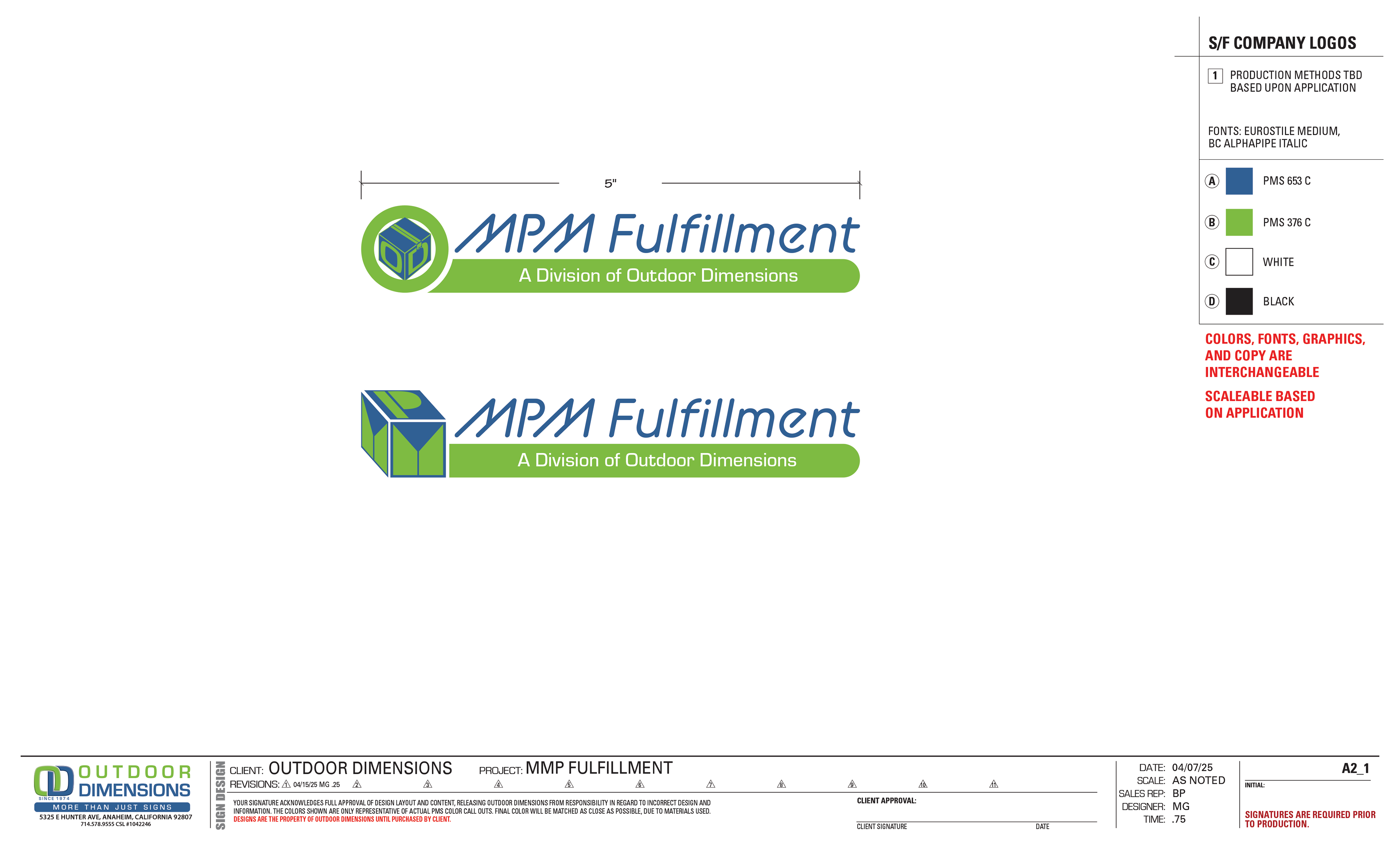 MPM Fulfillment Logo Concepts