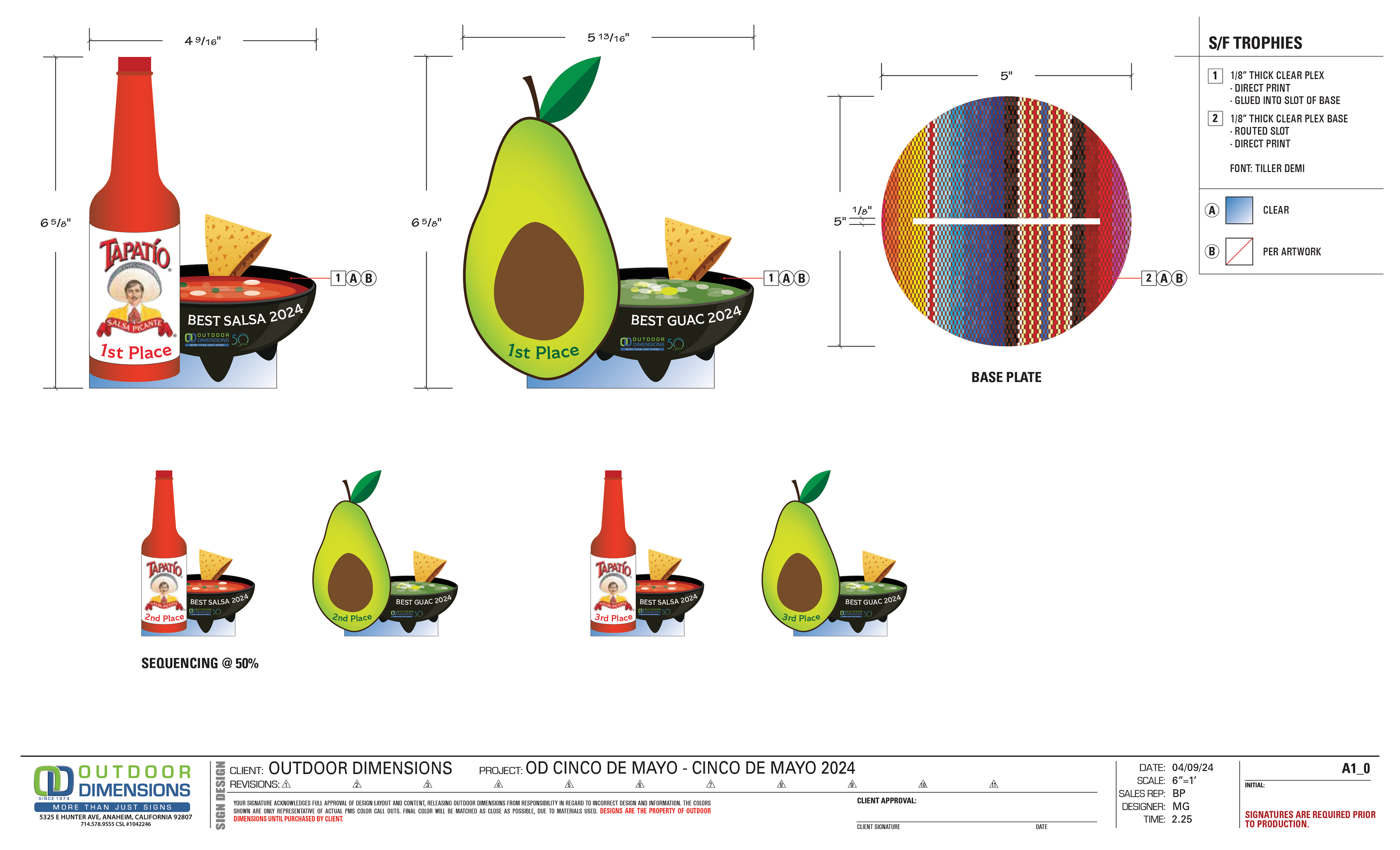 2024 Cinco De Mayo Trophies