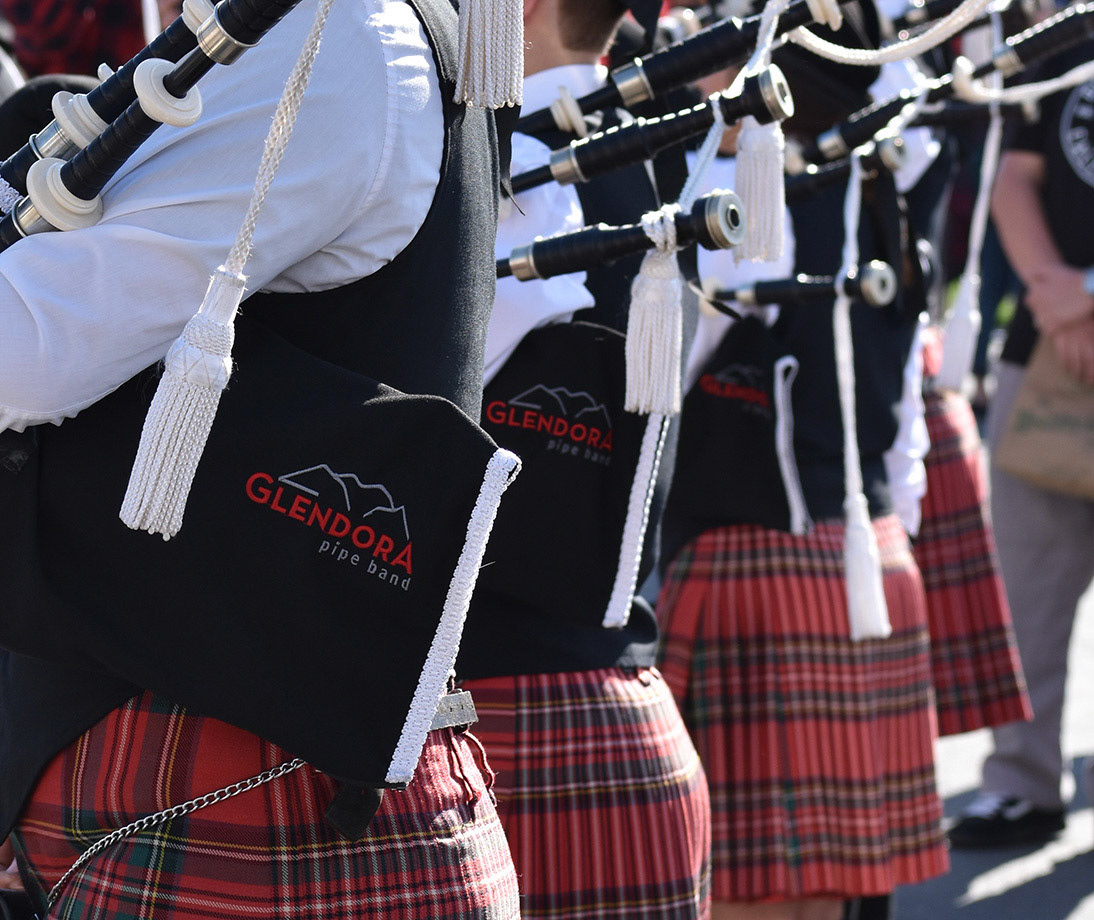 Logo on Bagpipe Bags