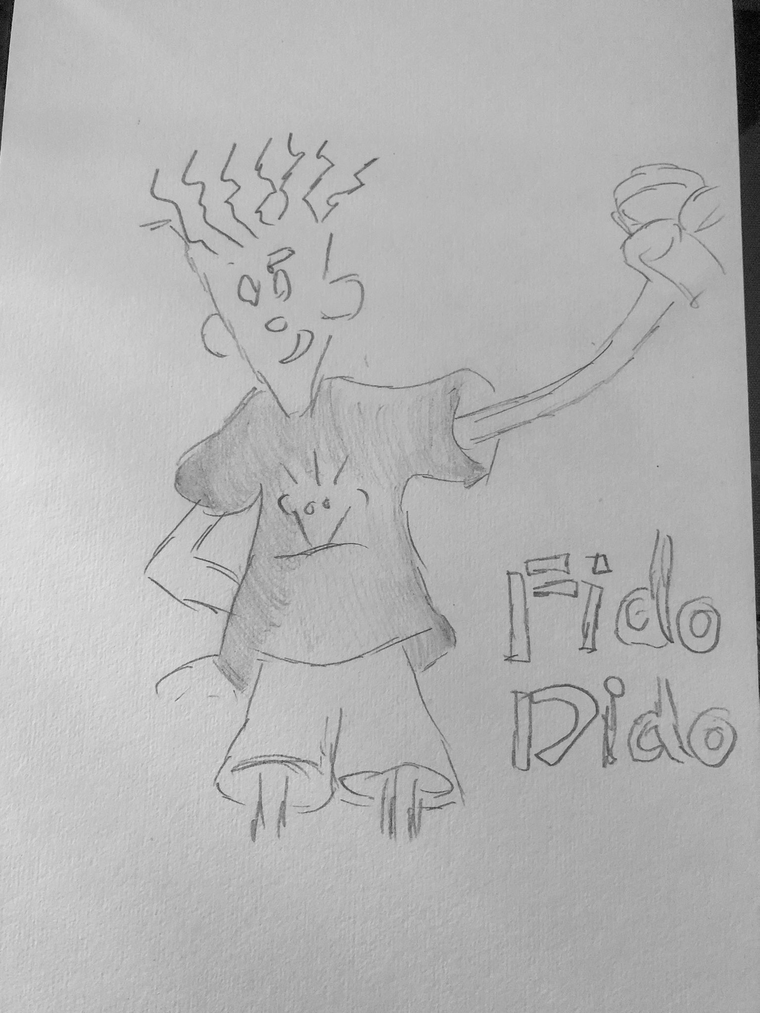 JAE ART - Fido Dido - The 7up Cartoon character