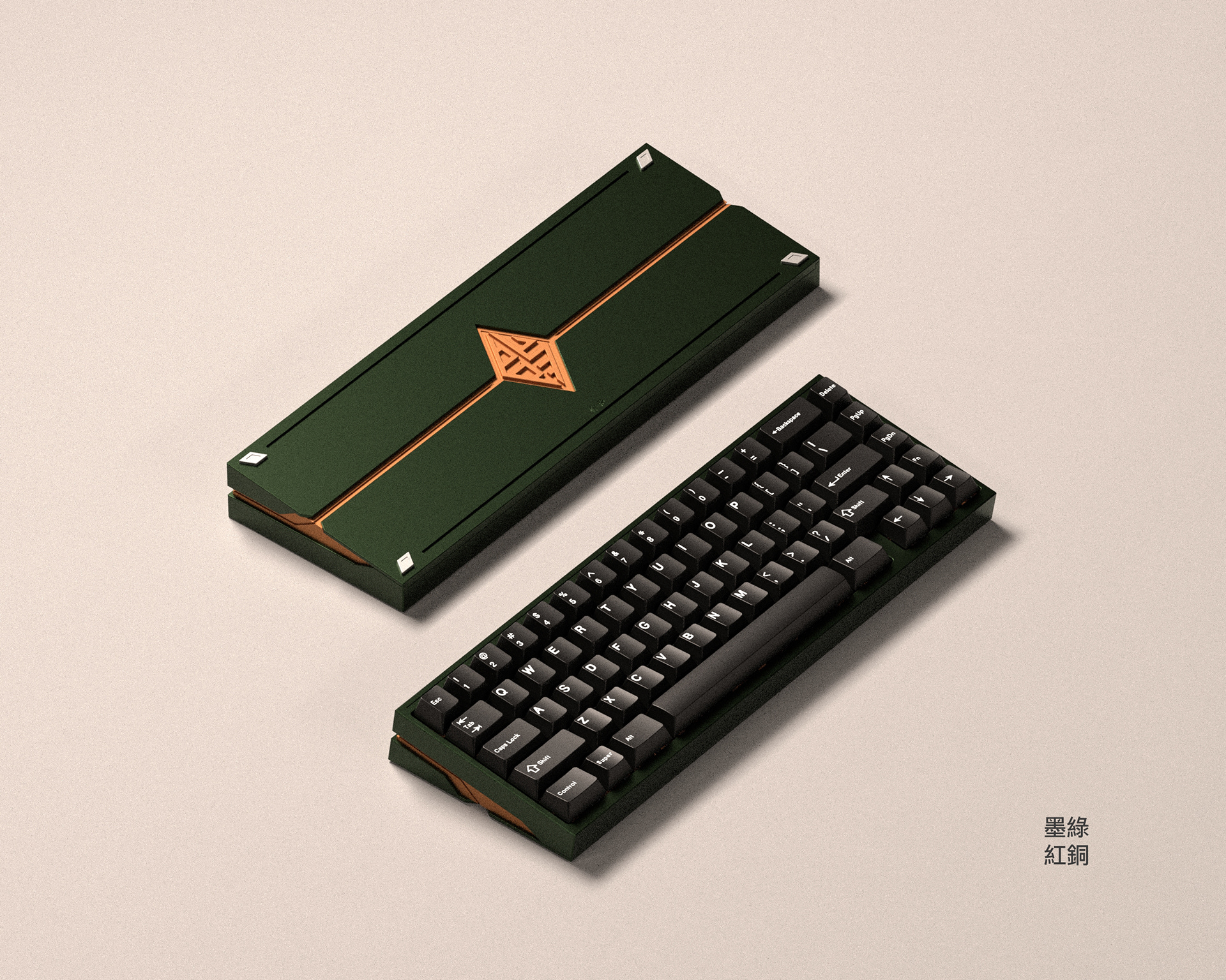 Ink Green / Copper