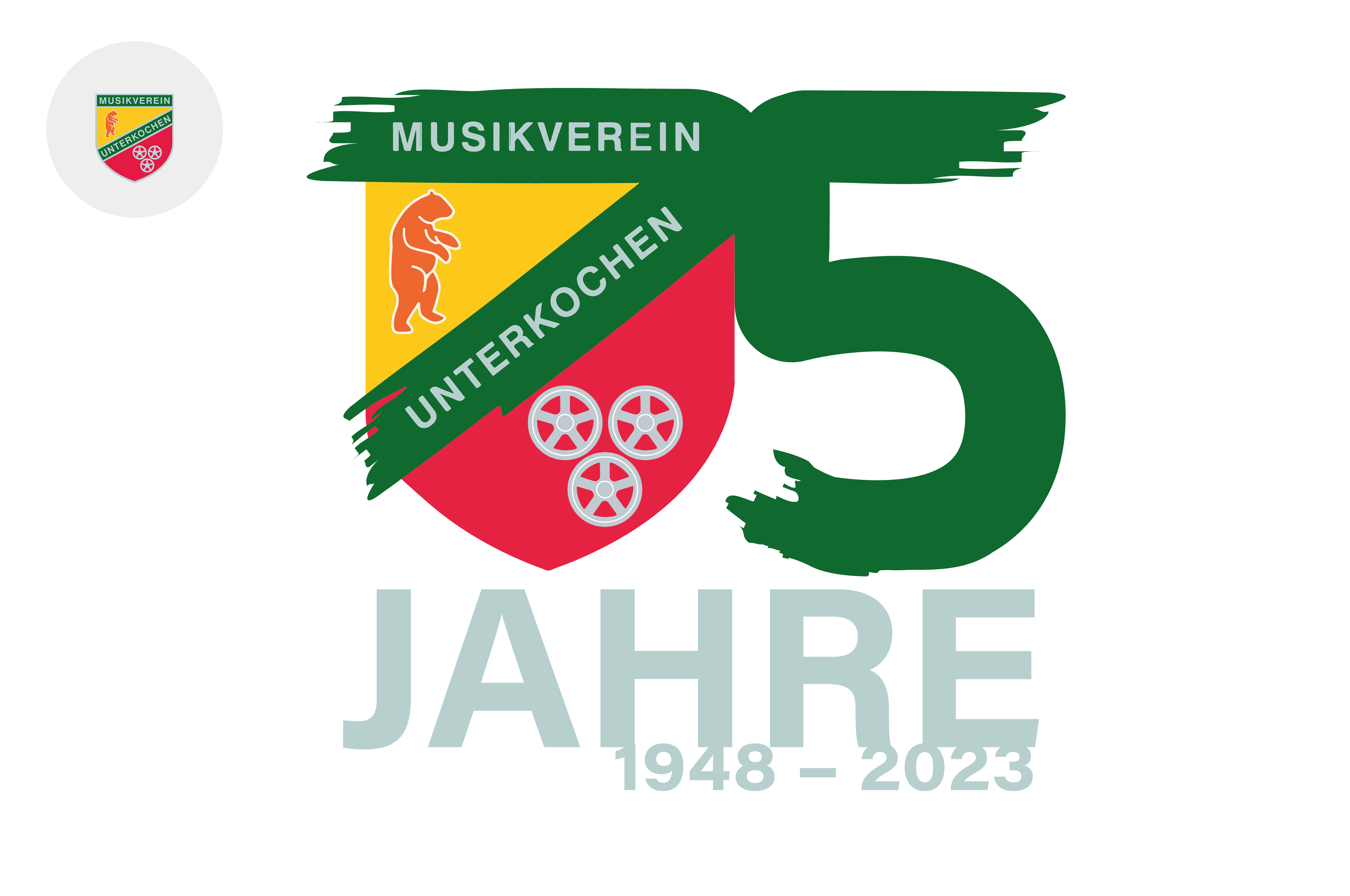 Jubiläumslogo // Musikverein Unterkochen