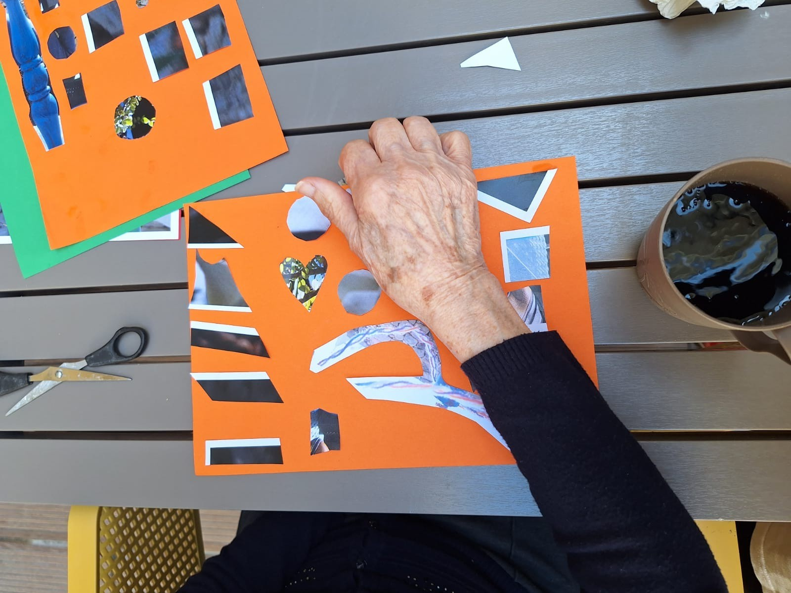 Cutting, sticking, assembling