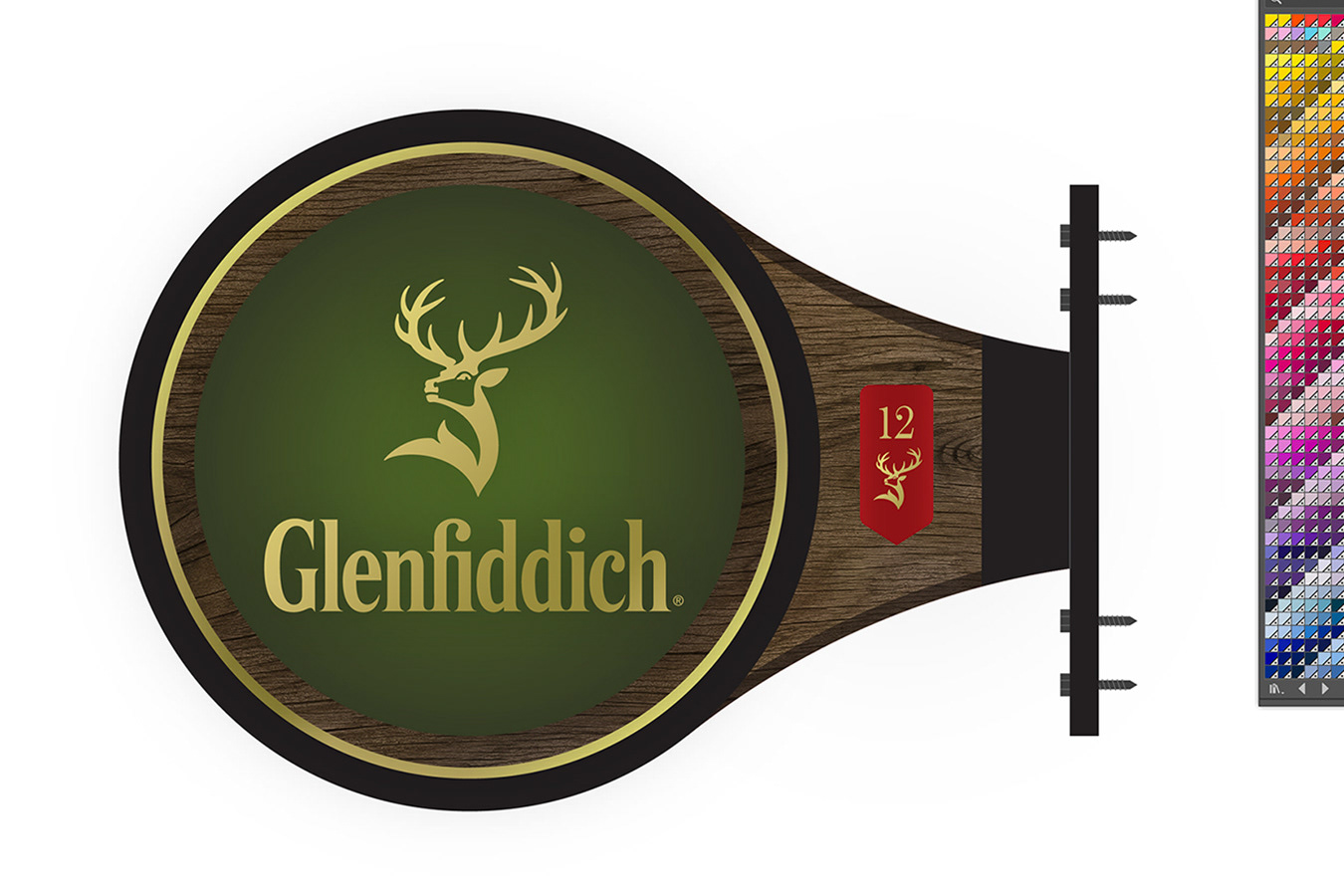 Glenfiddich Snug Sign Proof
