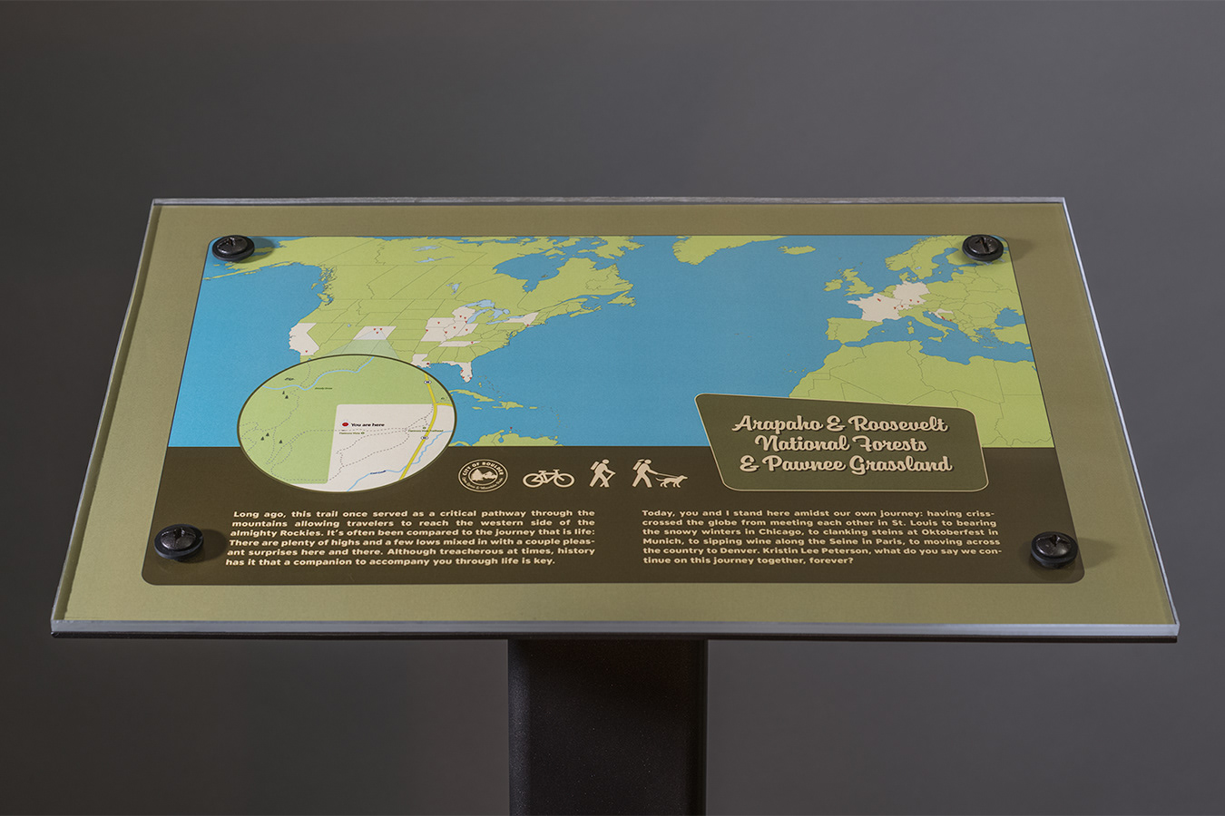 Arapahoe & Roosevelt National Forests Engagement Sign • Teddy Altepeter