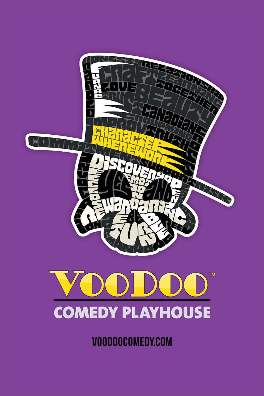 Voodoo Comedy Playhouse • Haight-Ashbury Style Poster