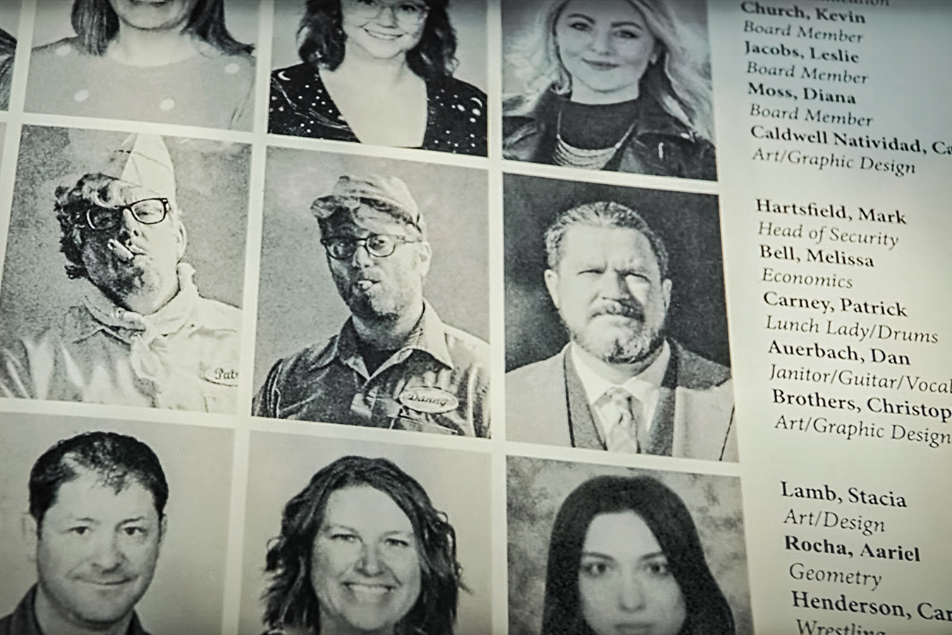 High School Yearbook Spread • The Black Keys - Wild Child Music Video (4:08)