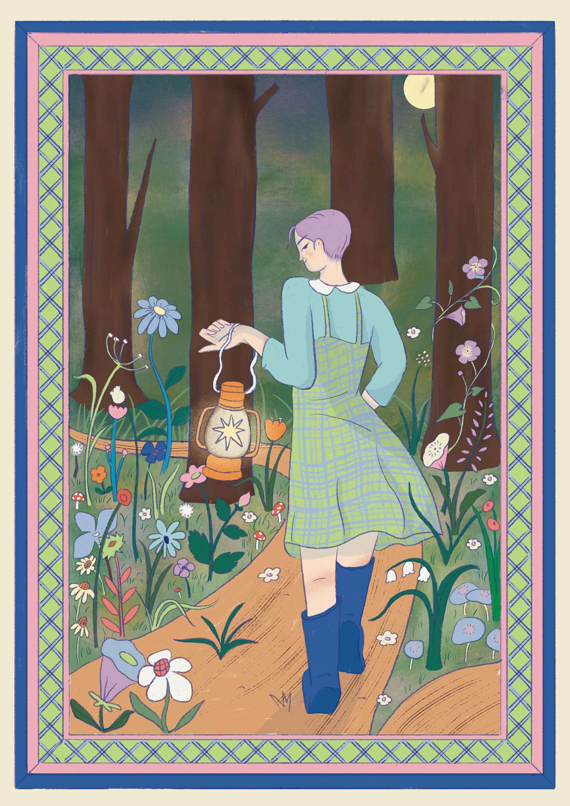 Ｗhen facing the unknown, you move forward bravely and enjoy the scenery of the adventure.