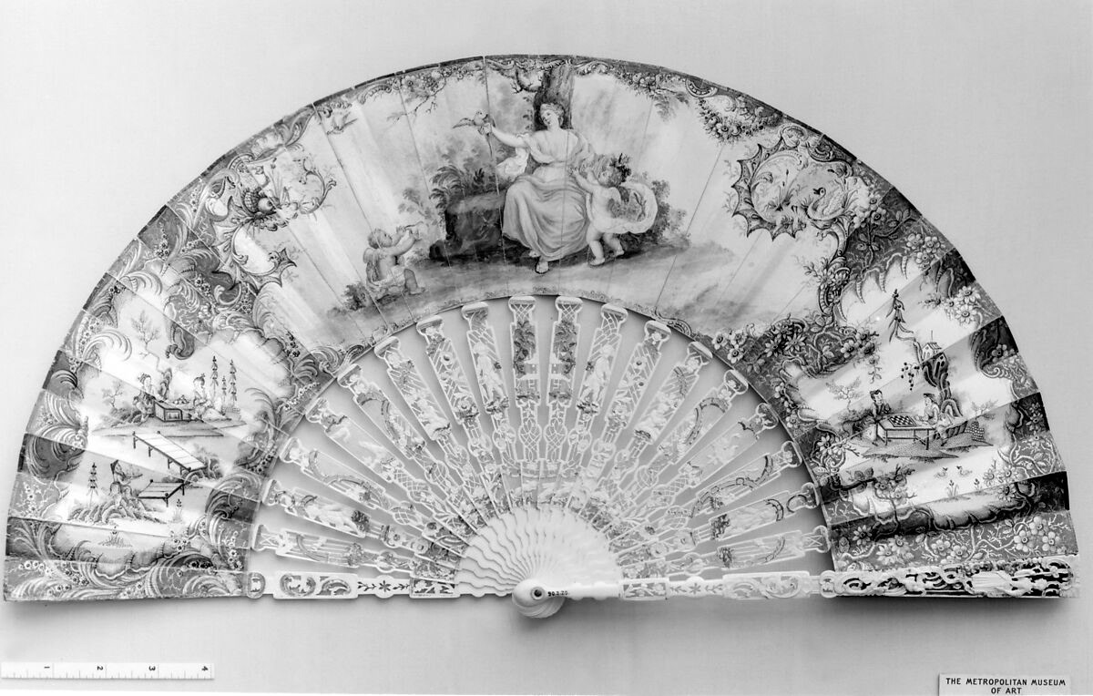 Fan,German, mid-18th century