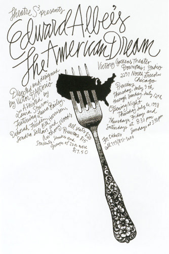 “American Dream” Poster Pentagram, New York, New York, 1998