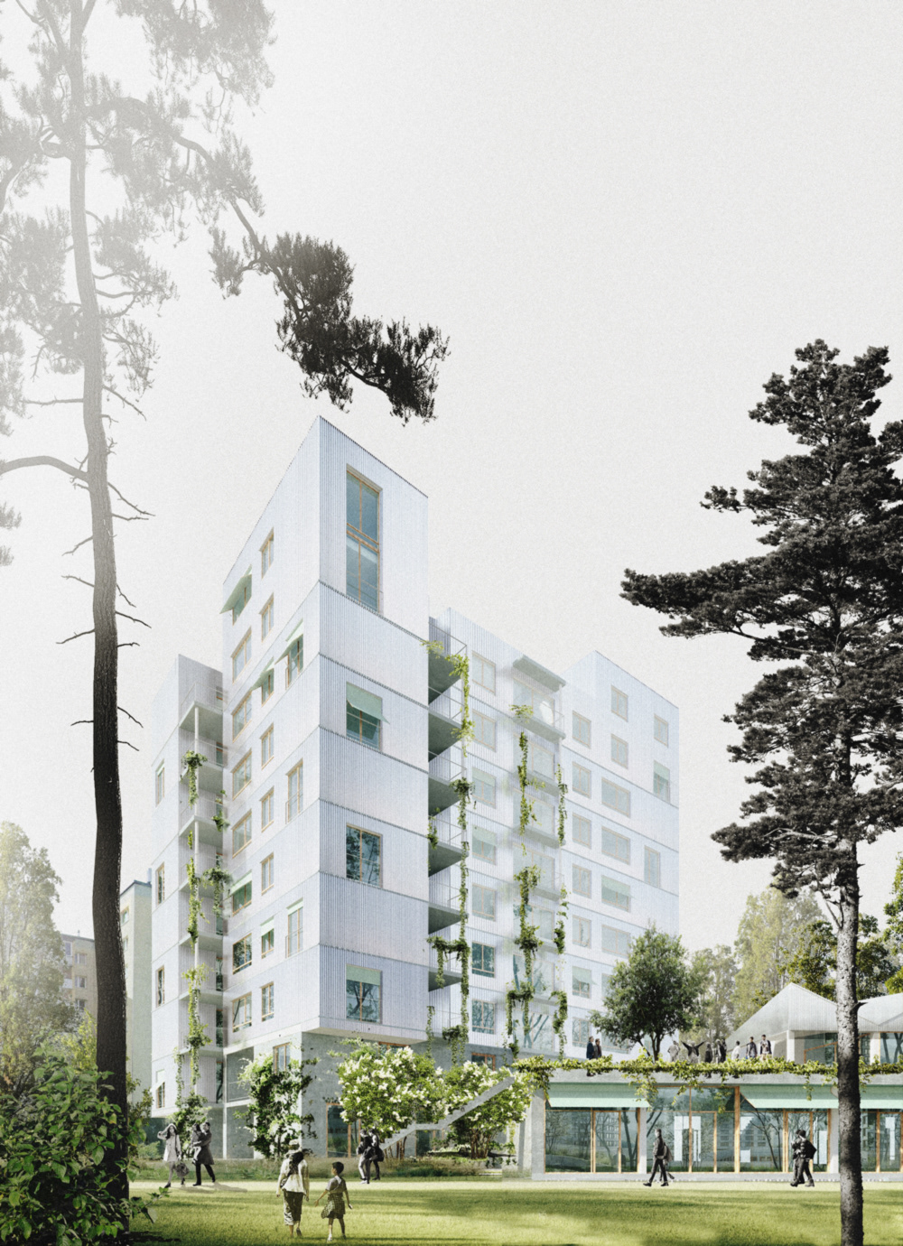 Wohnhausanlage Hoeftgasse Visualisierung