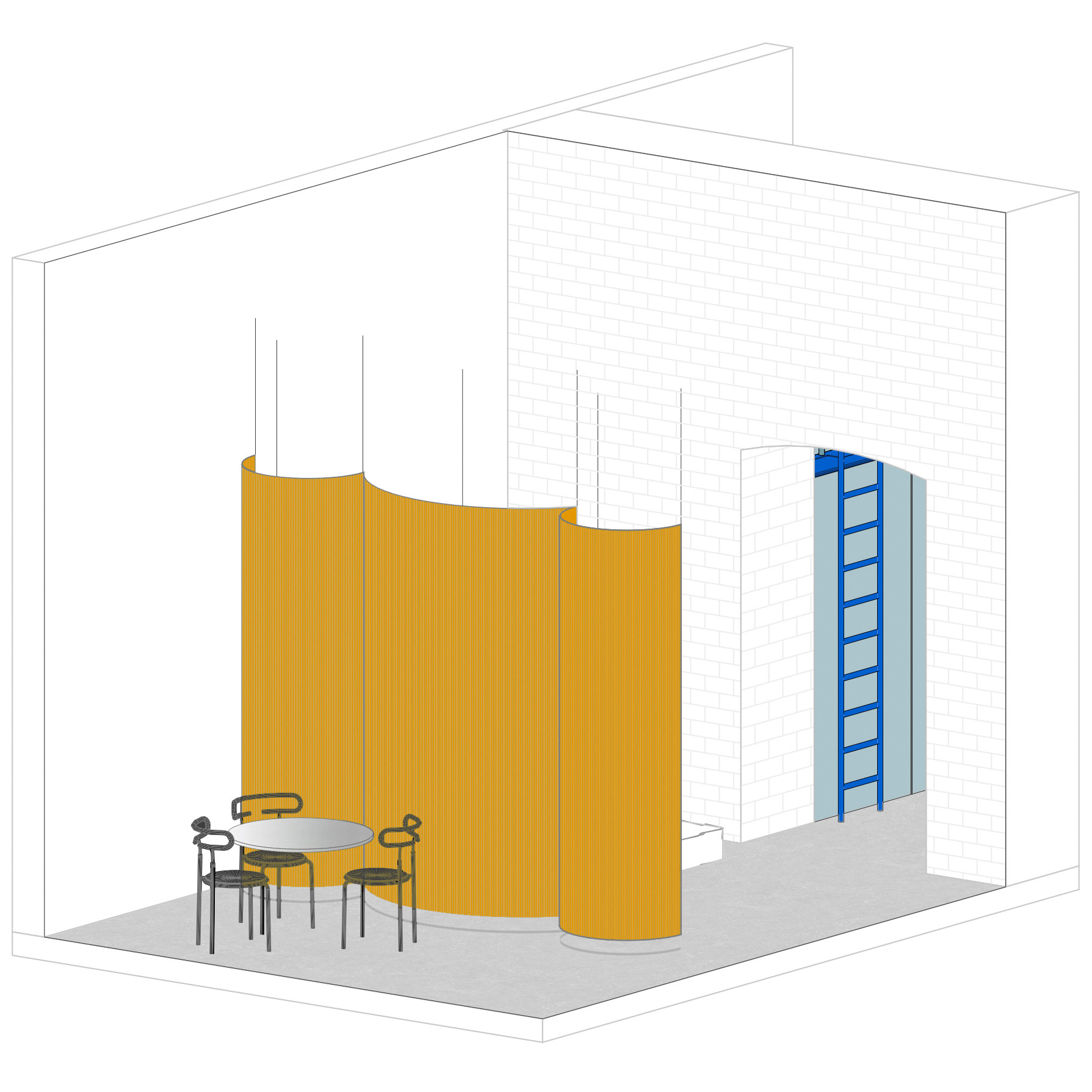 Am Vorgartenmarkt Visualisierung