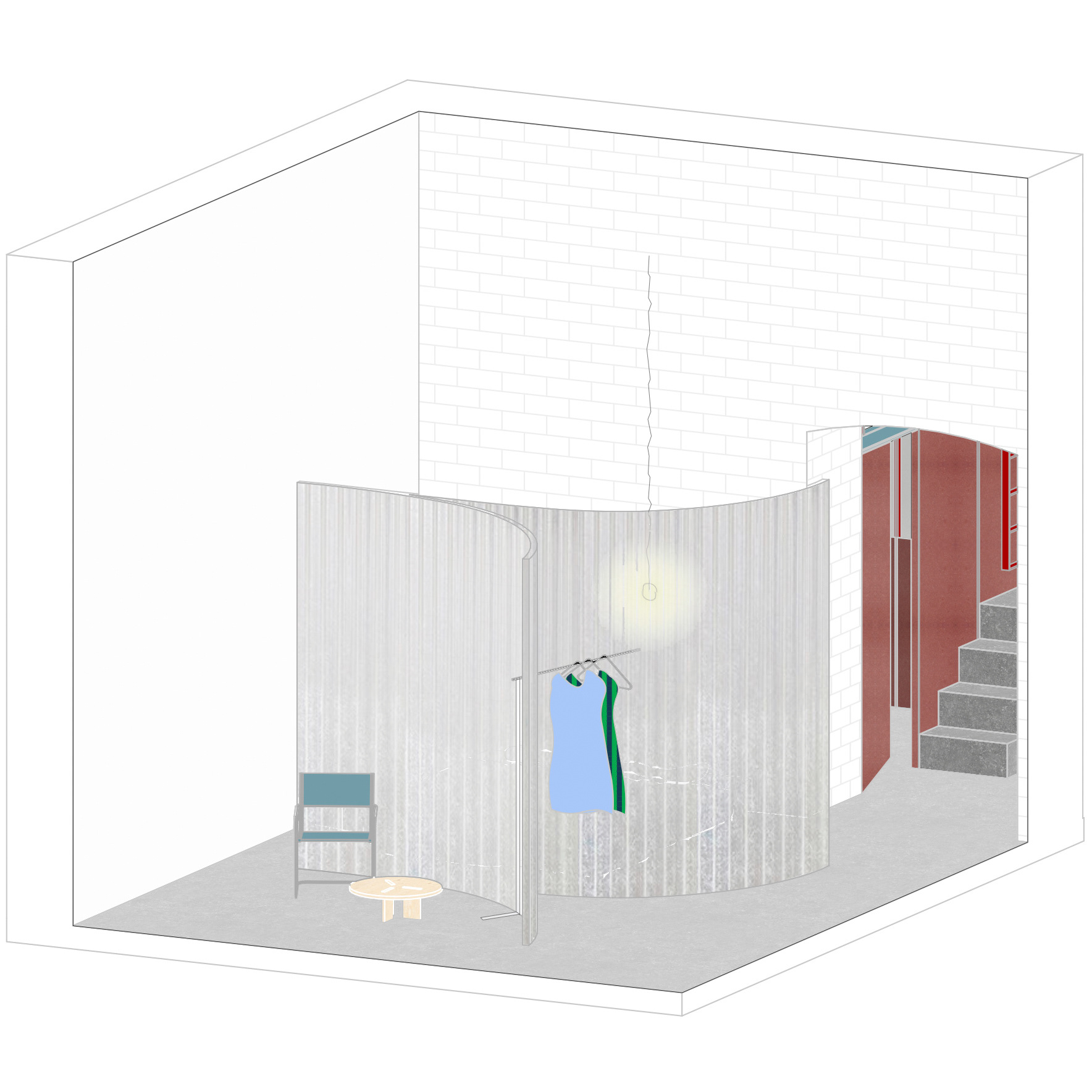 Am Vorgartenmarkt Visualisierung